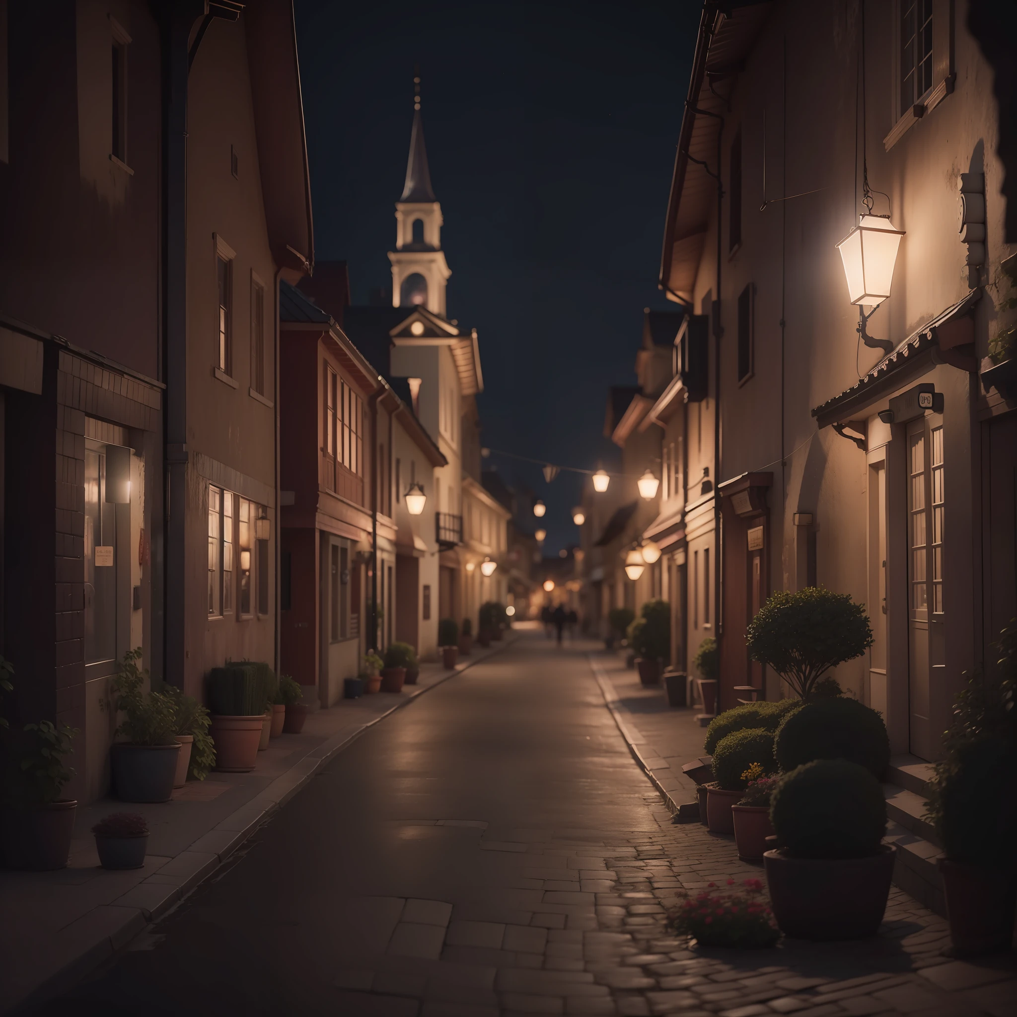 85MM FIXED,Cinematic shots,high definition 4k,((Old town at night,,the night,On the streets of the old town:1.2))