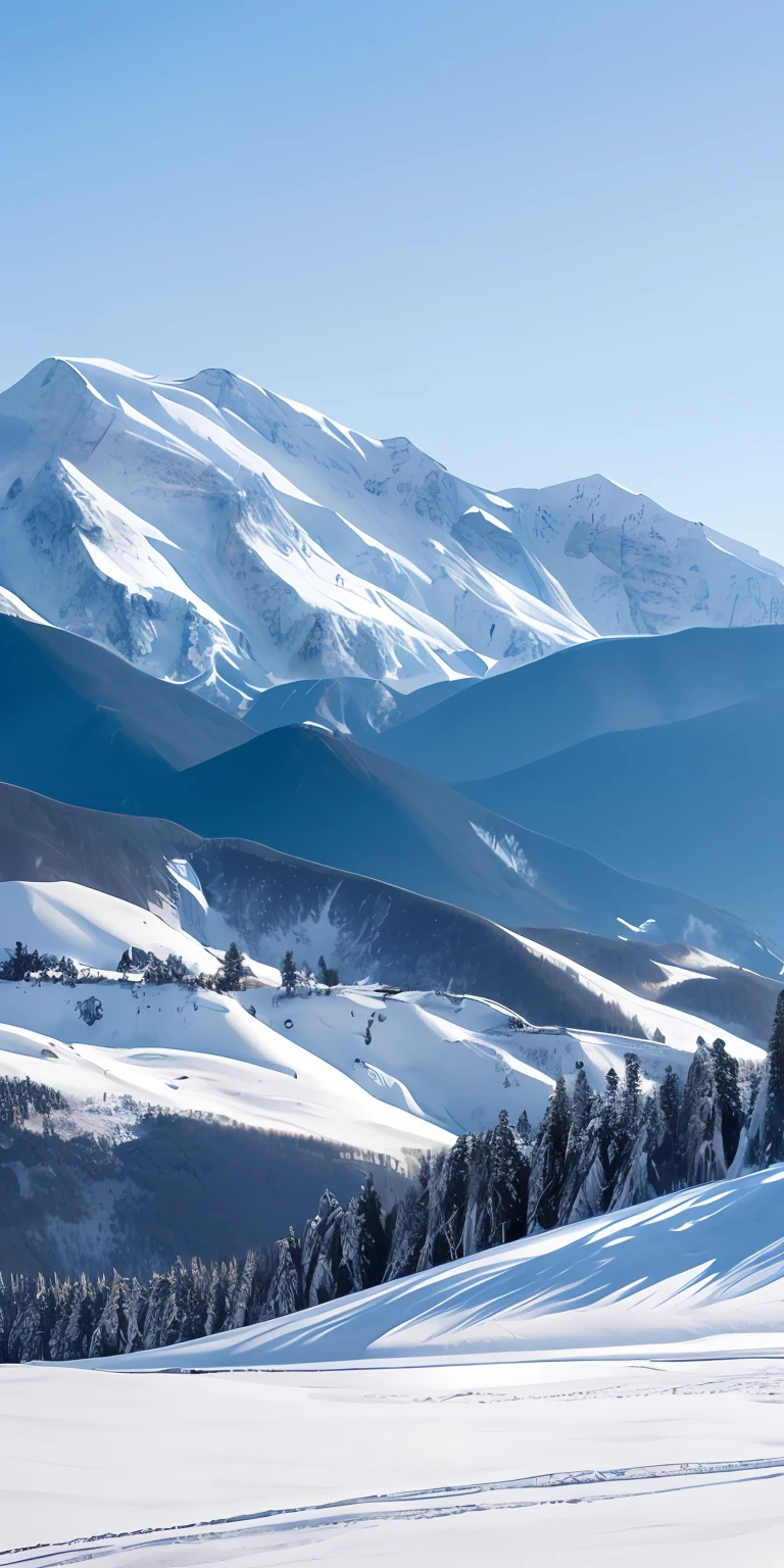 tmasterpiece，Best quality at best，high qulity，非常详细的 CG 统一 8k 壁纸，snow capped mountains，Snowy rocks and blue sky, Snowy mountain background, rocky foreground, mountain snow, mountain range in background, snow mountains, Snowy mountains, snowy mountain landscape, mountains on the background, icy mountains in the background, snow capped mountains, in the snow mountains, with a snowy mountain and ice, tilt shift background, mountain range in background, mountain range in background
