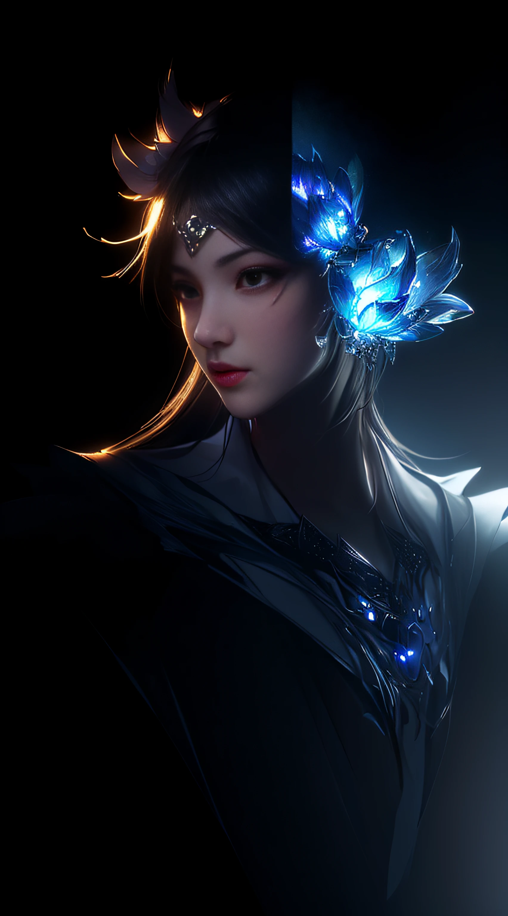 (8k, RAW Photos: 1.2), Best Quality, Illustration, Beautiful Painting, 1 Woman, Beautiful Face, Delicate Skin, Gorgeous Bun, Hair Accessories, Hanfu, Full Body, High Detail, Accent, Color Ink Painting, Splash Color, ((((colorful))), lycoris, sketch, denoising, ink splash, dramatic, cinematic, particle effects, fairy style, white background, super high resolution, best shadow, RAW, (HDR) (wallpaper) (cinematic lighting) (sharp focus), masterpiece, (Very detailed CG unified 8k wallpaper)