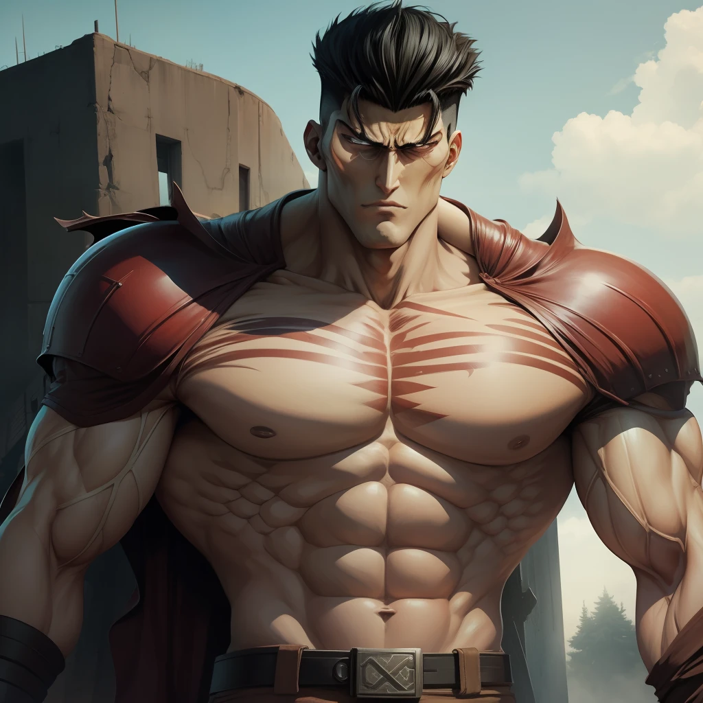 shingeki no kyojin, titan toguro musculoso