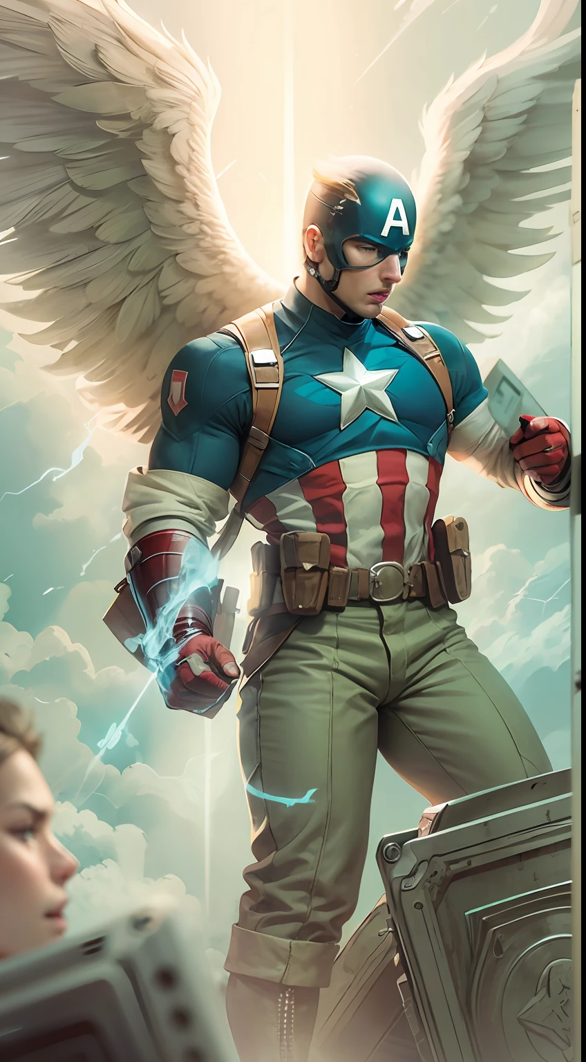 captain america becomes an angel