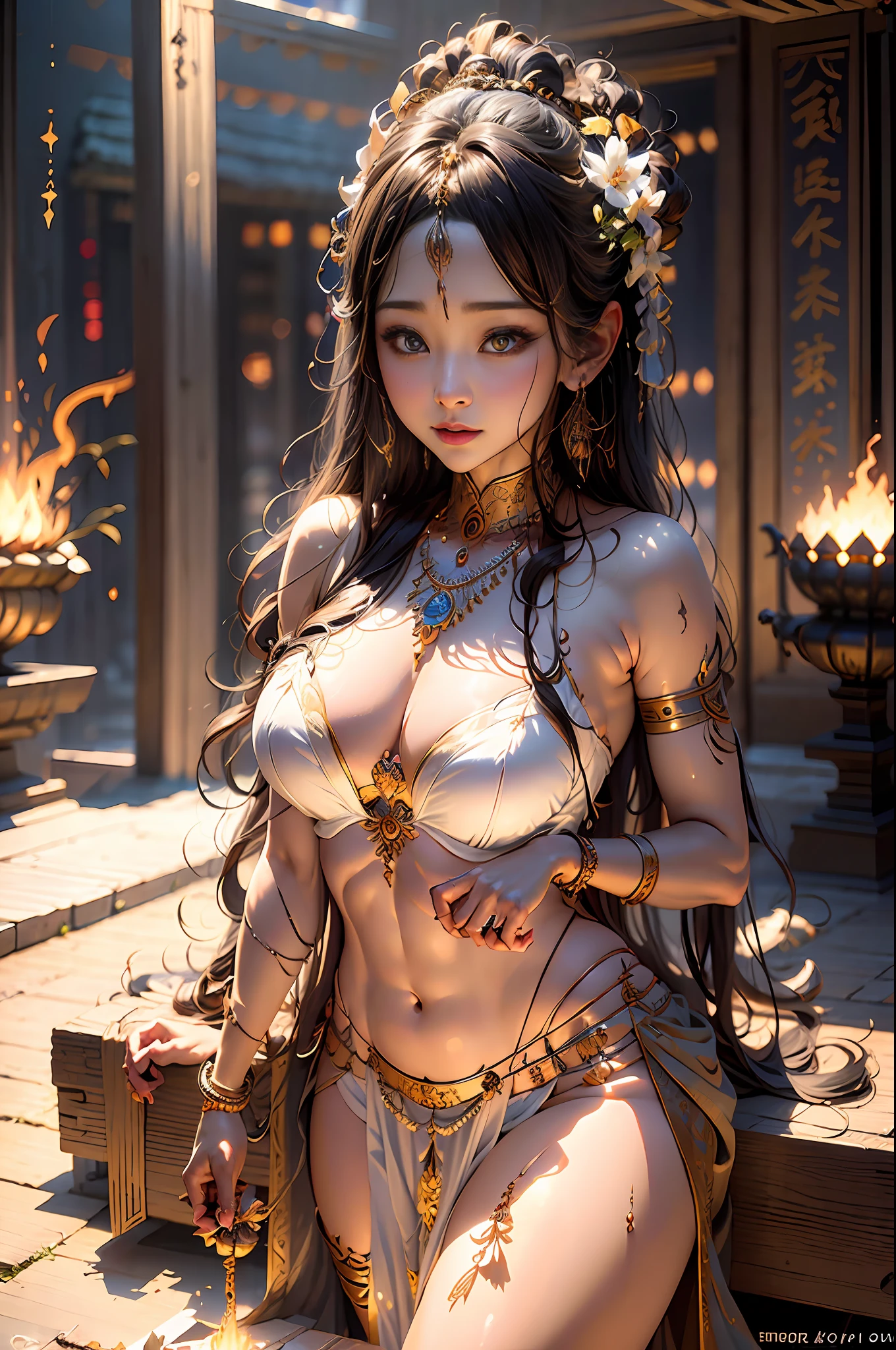 Goddess of Shiva、电影灯光、depth of fields、bokeh dof、真实感、Photorealsitic、Hyper-Realism