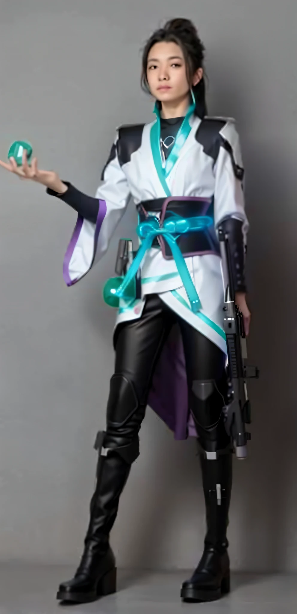 Valorante cosplay, sci fi futuristic costume,