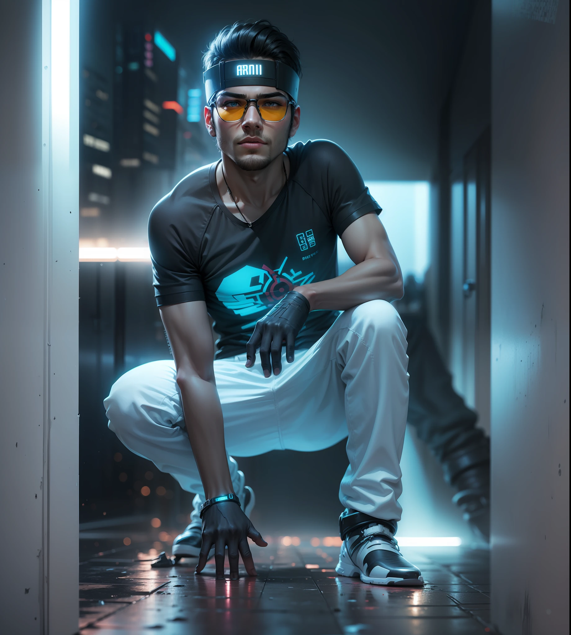 Change background cyberpunk handsome boy, realistic face, 8k, ultra realistic,