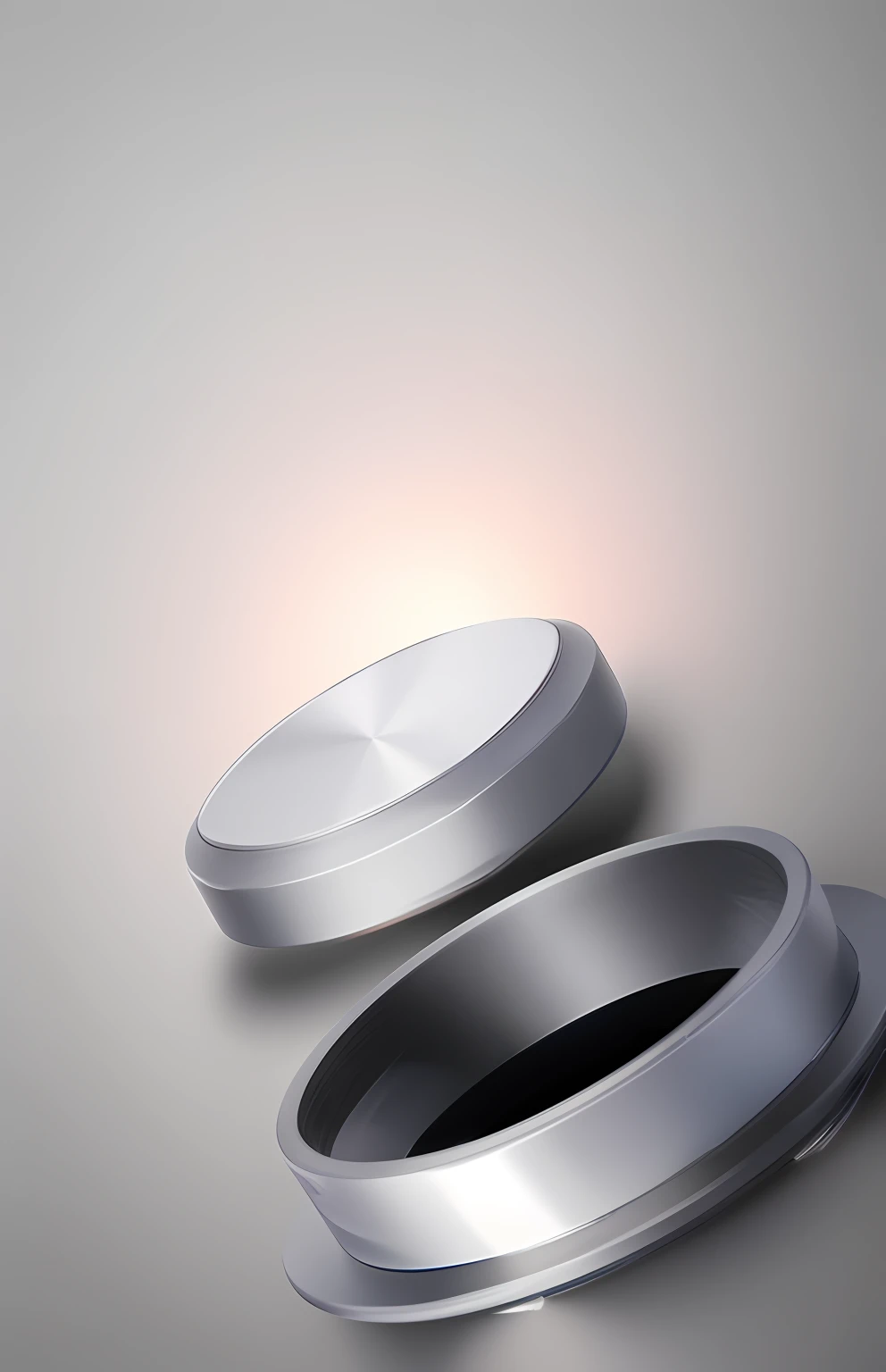 Gray gradient background and circular magnet floating in midair，film effect，digital art h 9 6 0, high detail product photo, Very intense, Award-winning H-512 W-512 N-6, detailed product photo, thumbnail, kit, - s 1 5 0