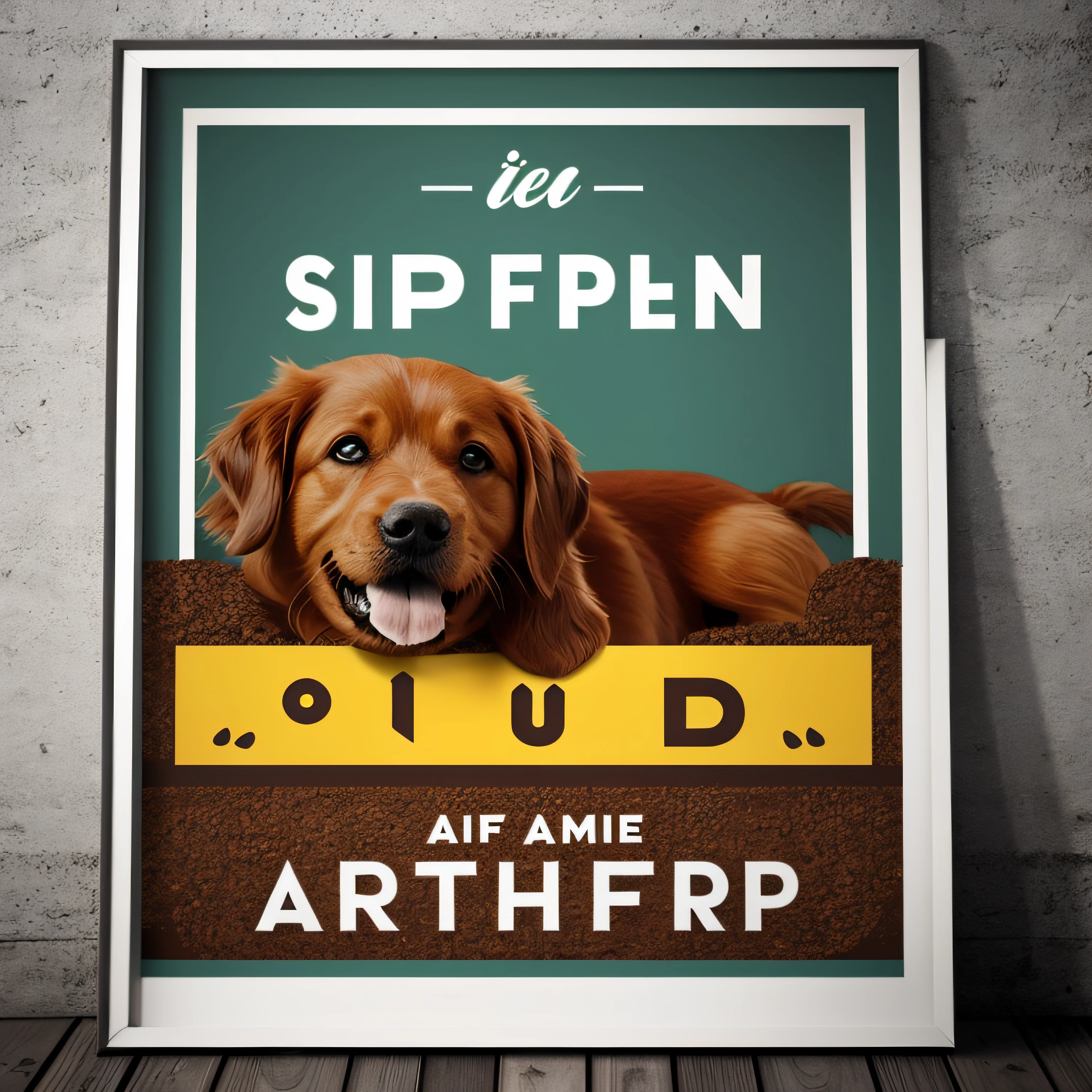 Pet food poster,Simple and stylish style --auto
