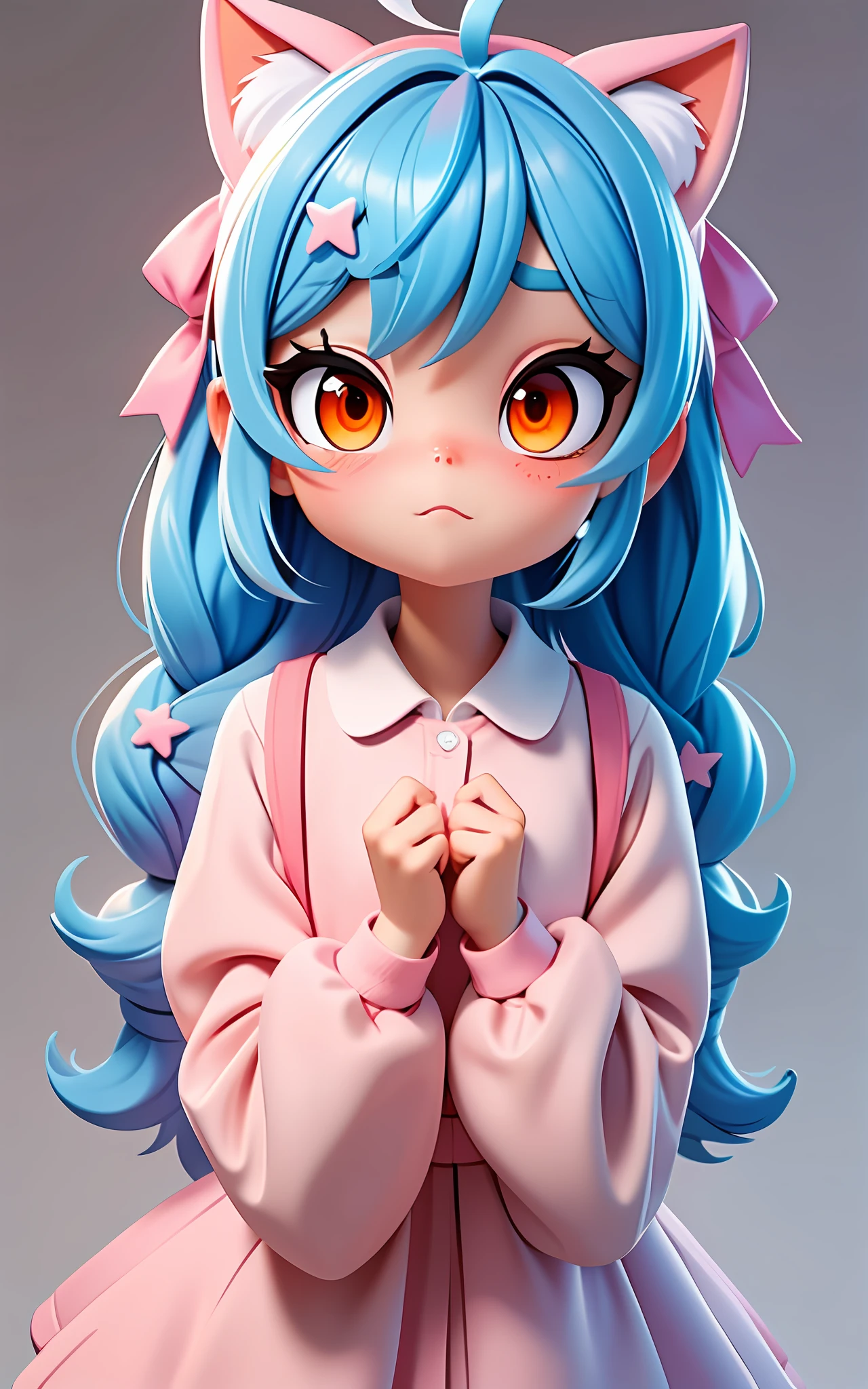 orange eyes