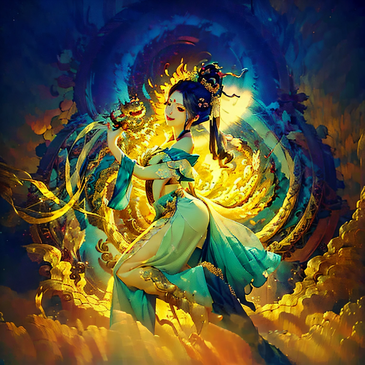 Zhong Fenghua, gorgeous hanfu, official art, Unity 8k wallpaper, super detailed, beautiful beauty, masterpiece, best quality, (tangled, tangled, tangled), (fractal art: 1.4), (character center: 1.3), 1 girl, dragon rape girl, dragon foot inserted into ass, back in ,dragon foot pierced ass, shocking domineering chinese dragon, detailed dragon head, black hair, long ponytail, Chinese, off-the-shoulder,, very detailed, dynamic angle, denim shot, (most beautiful form of chaos), ethereal, (bright colors), oc , (half: 1.2), China, (Thangka Feitian: 1.5), (Ribbon: 1.3), (Dream: 1.5), (Hanfu: 1.5), Chinese dragon, Chinese phoenix, (smile: 0.5), (Chinese god), (masterpiece, top quality, best quality, ultimate detail, highest detail, official art, beauty and aesthetics: 1.2), golden ratio, full composition --auto