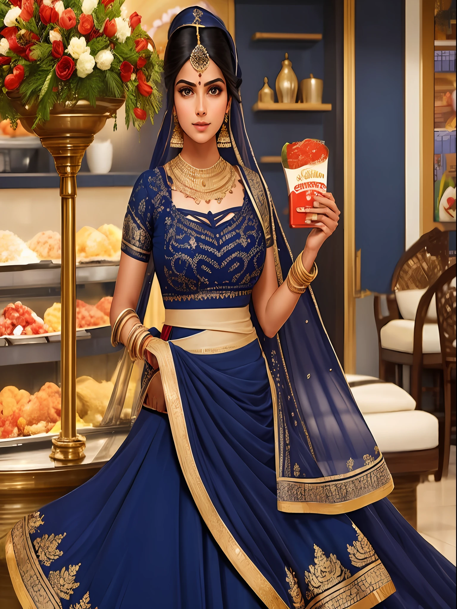 Cover the selected part with dress