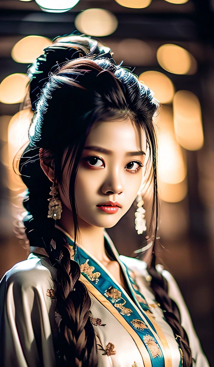 best quality, masterpiece, highres, wuxia 1girl, china dress, super Beautiful face, super beautiful eye, super beautiful hair