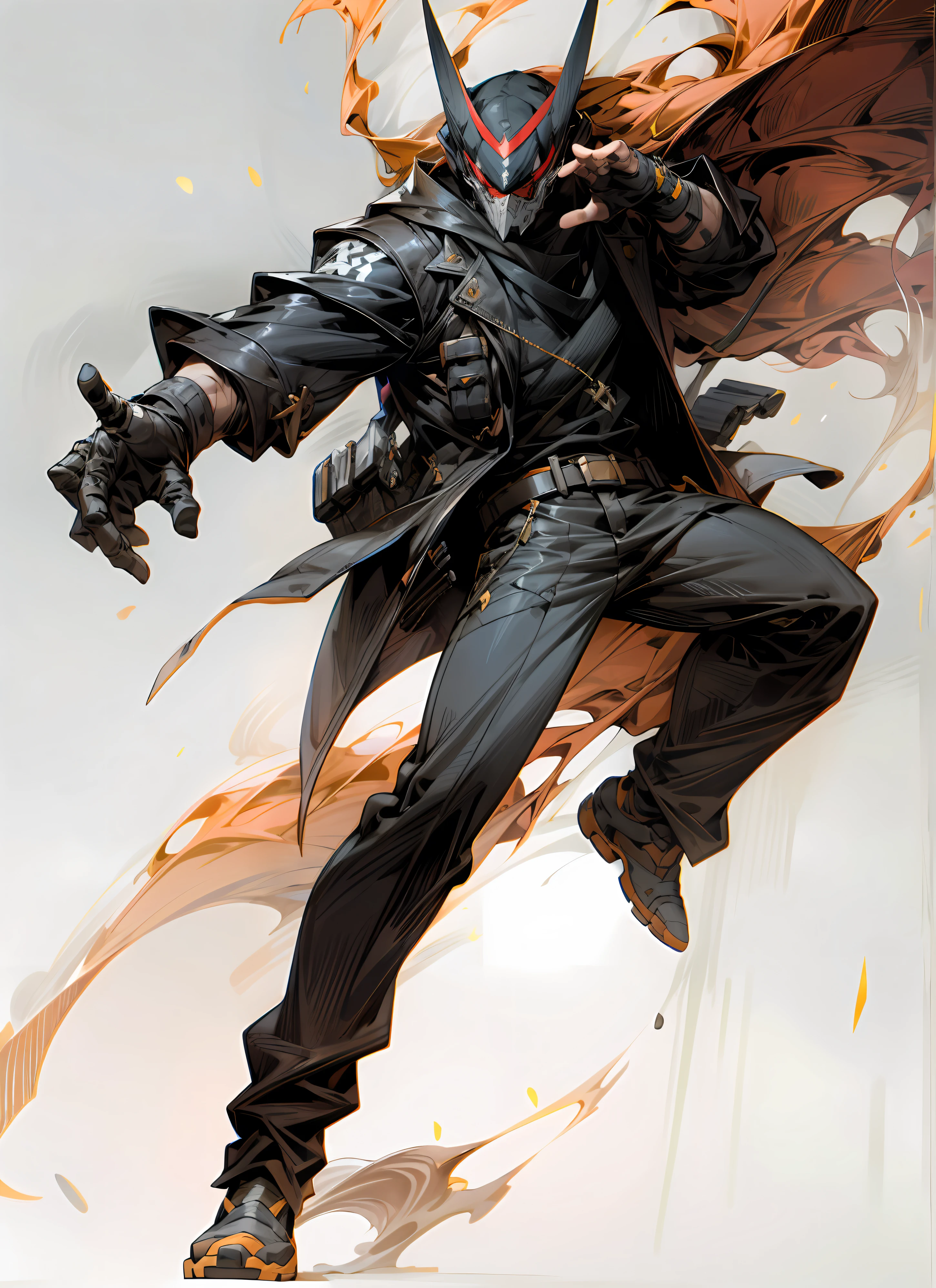 Joshua Graham fused with Bane and Alex mercer,full body,epic background,badass pose,high detailed, perfect proportion, perfect hand, perfect pose, maximum quality,highest quality,hd,8k