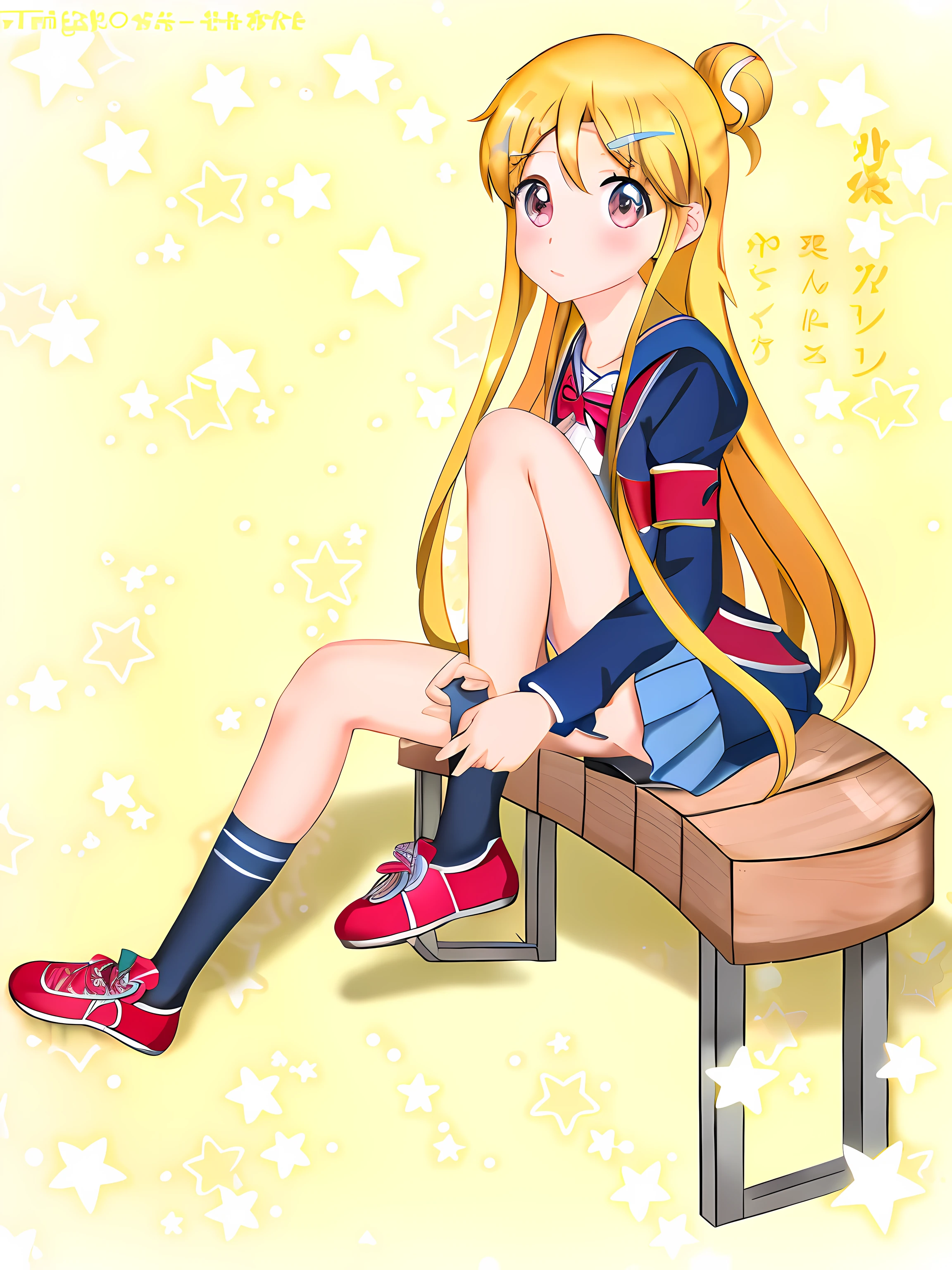 anime girl sitting on a bench with her legs crossed, Ecchi anime style, marin kitagawa fanart, beautiful anime high school girl, the anime girl is crouching, Anime Best Girl, in ryuuou no oshigoto art style, asunayuuki, beautiful anime girl squatting, yami kawaii, Sailor Moon!!!!!!!!, Anime girl named Lucy