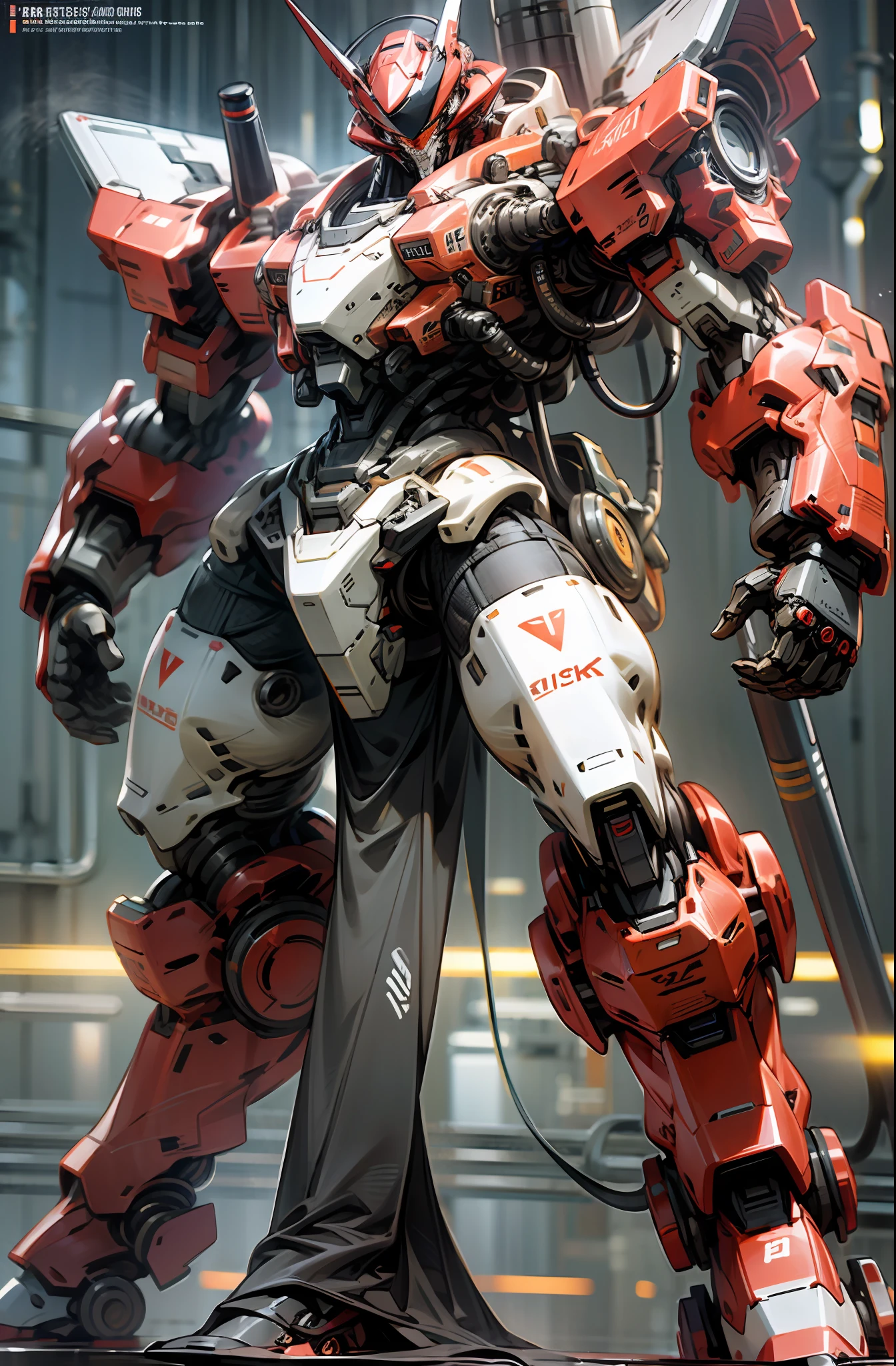 Bokeh,standing,ultra detailed,official art,4k 8k wallpaper,robot，,mecha