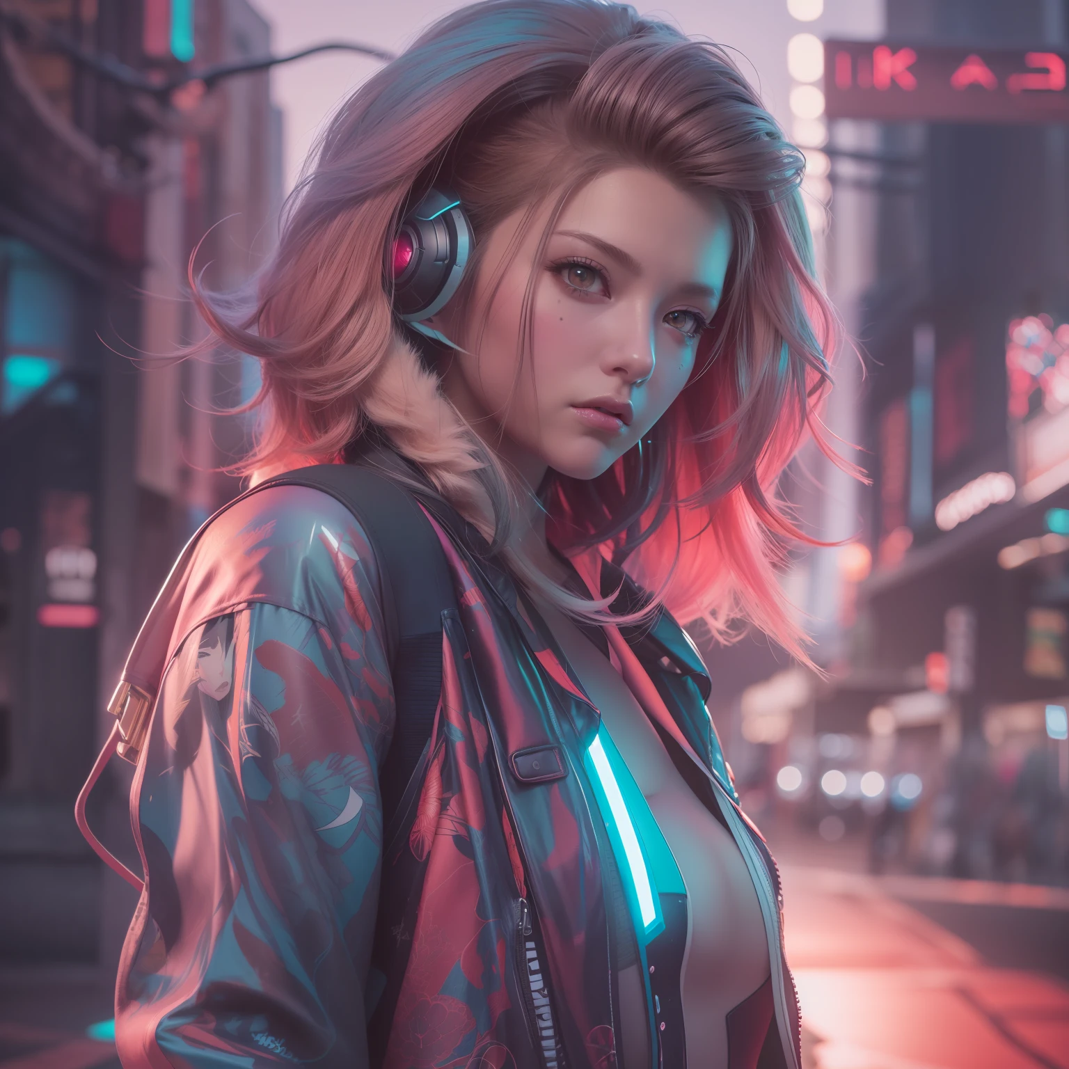 (ultra detailed digital line art watercolor render of a futuristic beautiful female Lusy character anime cyberpunk edge runners), (((style and color solutions as in the anime series cyberpunk.))) detailed symmetric beautiful hazel eyes, detailed gorgeous face, apocalyptic environment, centre image, dof, golden hour, 8k, soft lighting aesthetic, edge-to-edge print, volumetric lighting, cinematic, colorful background, concept art, dramatic lighting, high detail, highly detailed, hyper realistic, intricate, intricate sharp details, octane render, smooth, studio lighting, trending on artstation