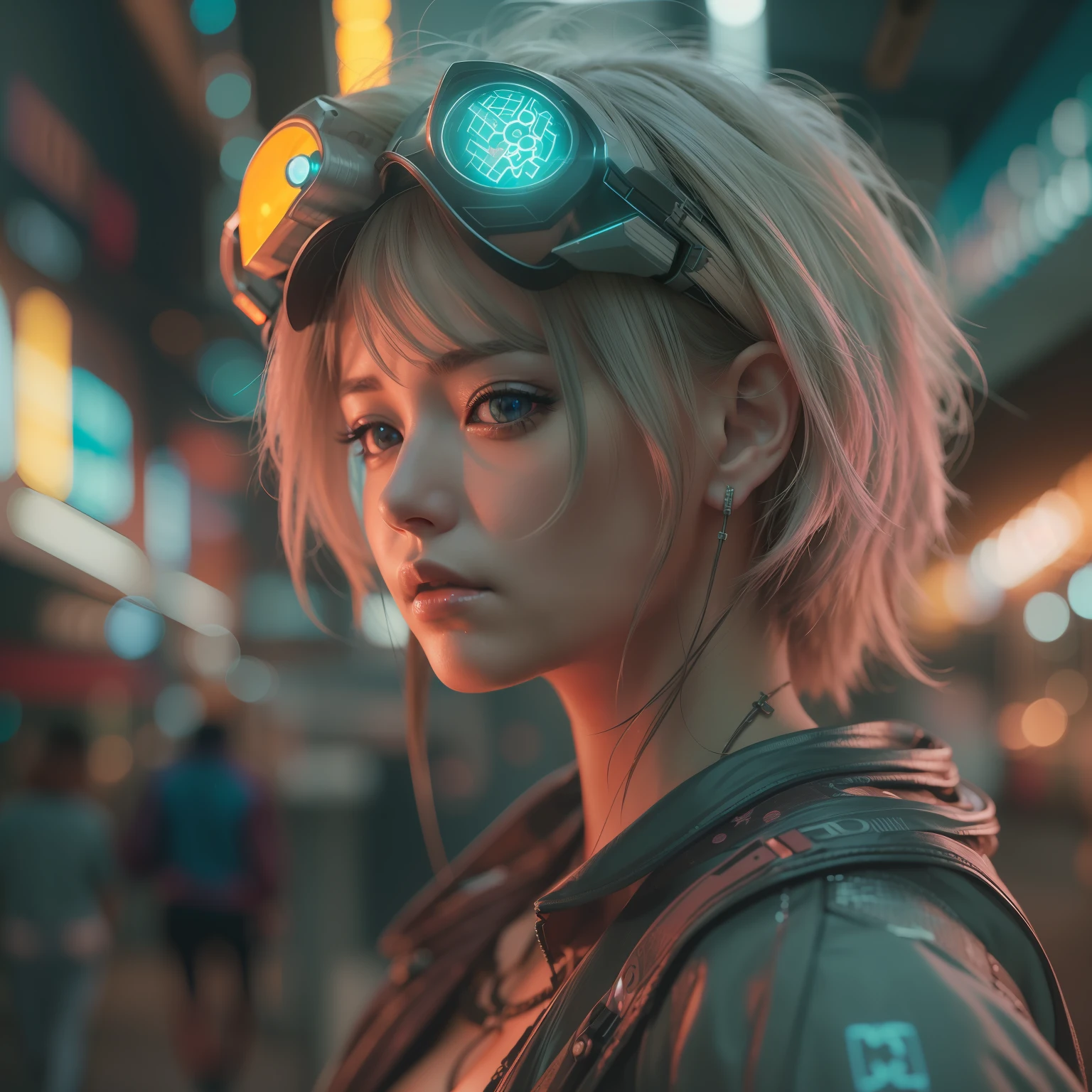 (ultra detailed digital line art watercolor render of a futuristic beautiful female Lusy character anime cyberpunk edge runners), (((style and color solutions as in the anime series cyberpunk.))) detailed symmetric beautiful hazel eyes, detailed gorgeous face, apocalyptic environment,  centre image, dof, golden hour, 8k, soft lighting aesthetic, edge-to-edge print, volumetric lighting, cinematic, colorful background, concept art, dramatic lighting, high detail, highly detailed, hyper realistic, intricate, intricate sharp details, octane render, smooth, studio lighting, trending on artstation