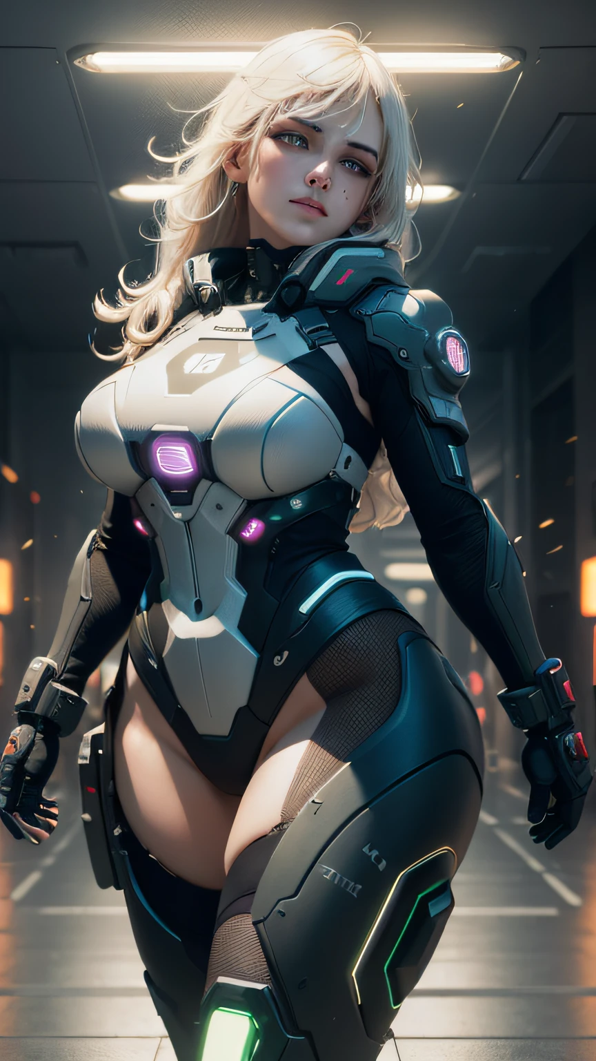 ((Best Quality)), ((Masterpiece)), (Very detailed: 1.3), 3D, Beautiful (Cyberpunk: 1.3) Female hacker, thick hair, half rotten body, half rotten face, big breasts, thin waist, plump buttocks, wearing a red special combat suit, showing one thigh and one arm, showing shoulders, operating computer terminals, head-mounted displays, computer servers, LCD screens, fiber optic cables, company logo, HDR (High Dynamic Range), ray tracing, NVIDIA RTX , Super Resolution, Unreal 5, Subsurface Scattering, PBR Textures, Post-processing, Anisotropic Filtering, Depth of Field, Maximum Clarity and Acutance, Multi-Layer Textures, Albedo and Highlight Mapping, Surface Shading, Accurate Simulation of Light-Material Interactions, Perfect Proportions, Octane Rendering, Two-tone Lighting, Low ISO, White Balance, Rule of Thirds, Wide Aperture, 8K RAW, High Efficiency Subpixels, Subpixel Convolution, Glowing Particles,