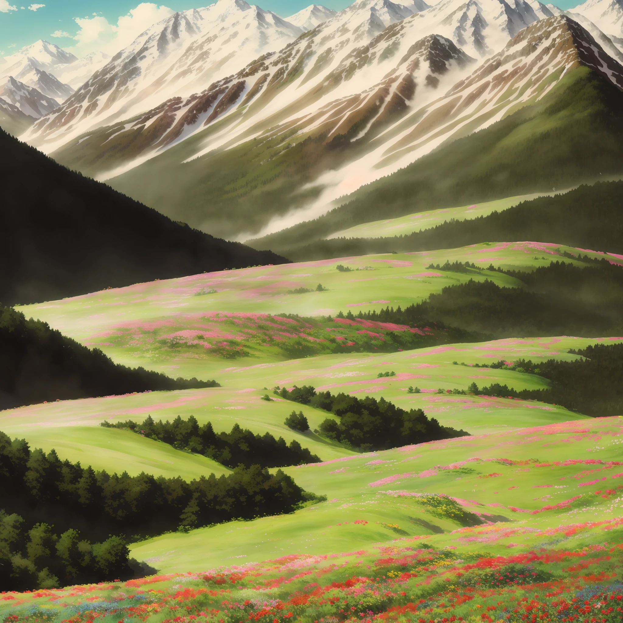 a watercolor painting landscape,trees,majestic mountains,flowers,roses,hyper details,hyper realistik,splashing,by yossi kotler,8k
waiting to start