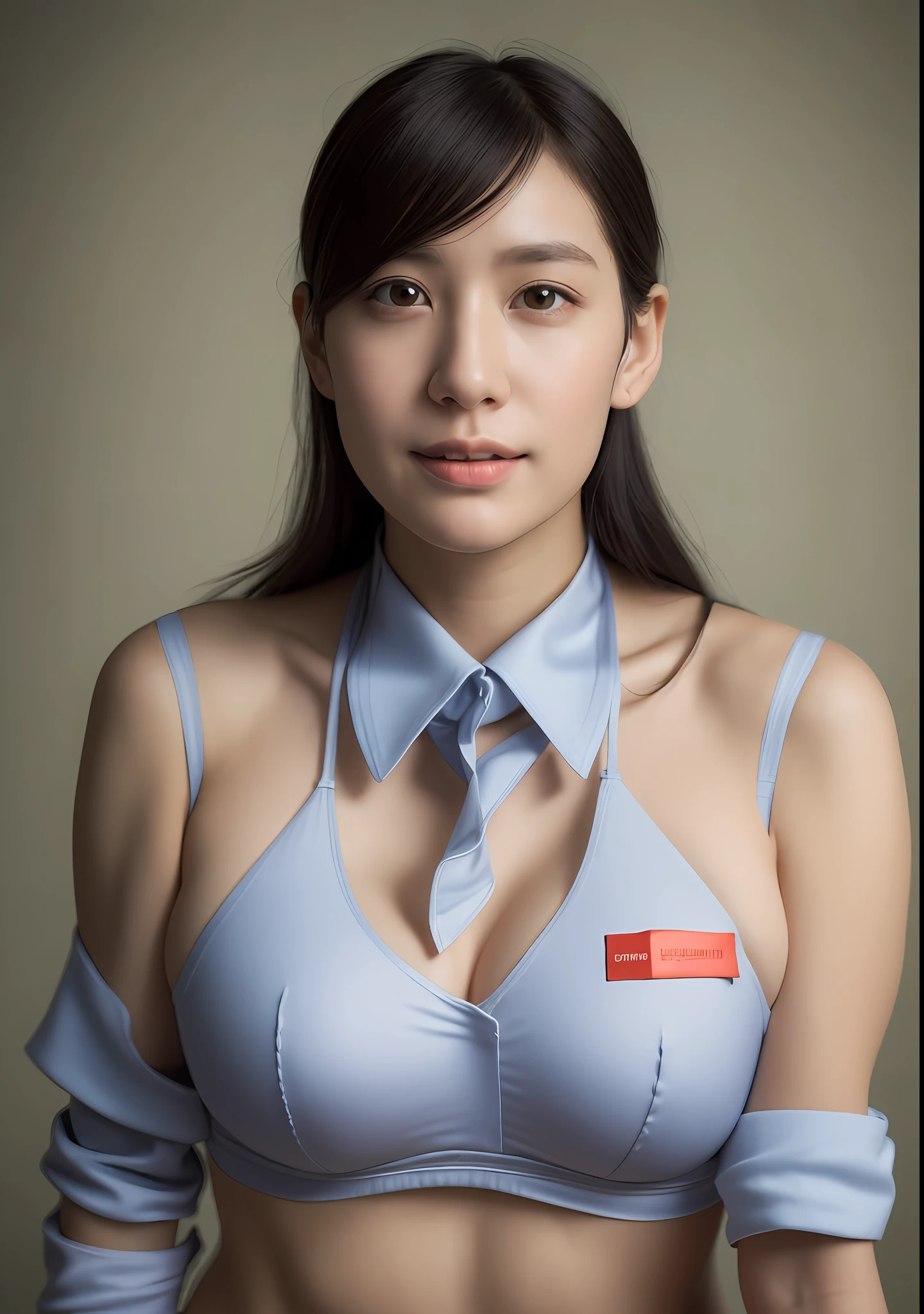 top-quality、​masterpiece、超A high resolution、(Photorealsitic:1.4)、Raw photo、女の子1人、Dark hair、glowy skin、Wet body、Dramatic Writing、full body Esbian、The bikini、undergarment、teats、breastsout、maikurobikini、Colossal tits、teats、Brustwarzen