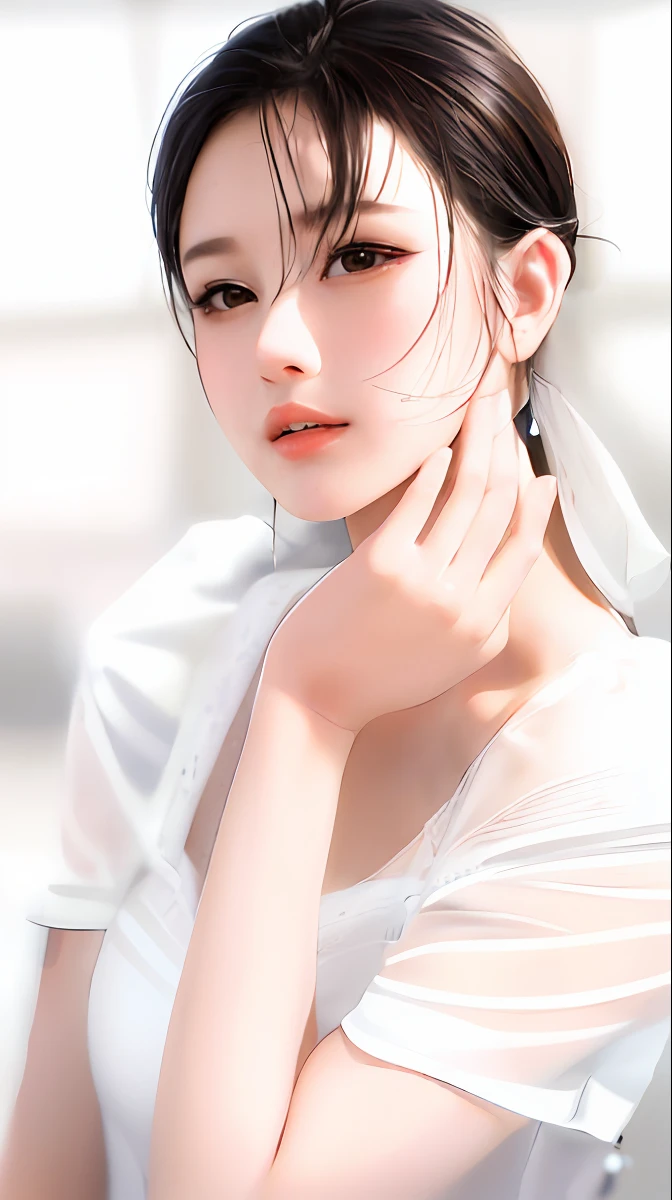 Original,(illustratio:1.1),tmasterpiece, best qualtiy, beuaty girl, ( The upper part of the body:1.5),(Ultra-high detail eyes),adolable,( pleatedskirt:1.2),(photon maping,Radio City,physically-based renderingt,automatic white balance), Slim, ssee-through, depth of fields, Ultra photo realsisim, A high resolution, photography of,Highlight detail, Sharp focus, hdr,(reflective light:1.6), (Face light), 动态照明, highest details, extremy detailed, ultra - detailed, finedetail, real looking skin,exquisitefacialfeatures,Spring,Flowers,Surrounded by beautiful yellow flowers and nature。The illustration is a high-definition illustration in 4K resolution,With very detailed facial features and cartoon-style visuals(Butterfly dance)