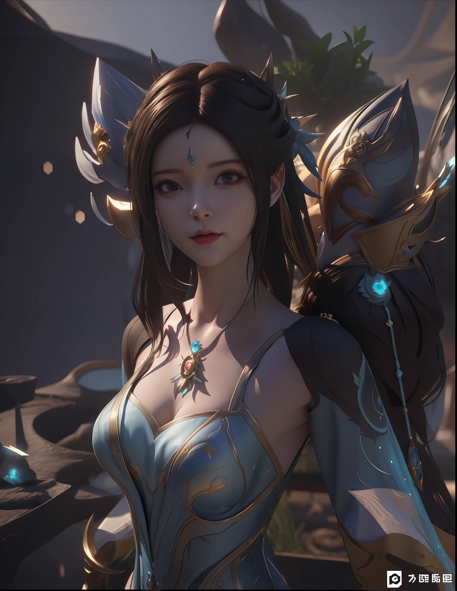 Woman in alien suit, Art germ ; 3d unreal engine, 8K Artgerm bokeh, WLOP et Artgerm, trending on cgstation, unreal engine rendered + A goddess, 3 d anime realistic, League of Legends Kasha, 2. 5 D CGI anime fantasy artwork, Fanart Meilleure ArtStation --auto