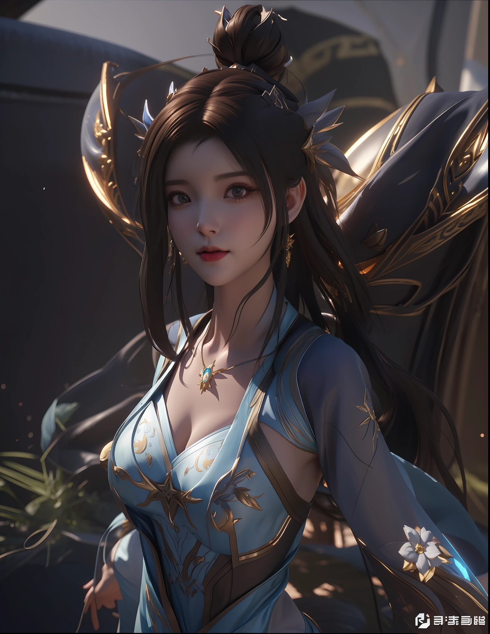 Woman in alien suit, Art germ ; 3d unreal engine, 8K Artgerm bokeh, WLOP et Artgerm, trending on cgstation, unreal engine rendered + A goddess, 3 d anime realistic, League of Legends Kasha, 2. 5 D CGI anime fantasy artwork, Fanart Meilleure ArtStation --auto