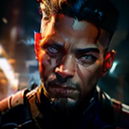 . .Tarantino style Will Smith as Captain America 8k, high definition, detailed face, detailed face, detailed eyes, detailed suit, in style of marvel and dc, hyper-realistic, + cinematic shot + dynamic composition, incredibly detailed, sharpen, details + superb details + evening with light + perfectionism + award winning realism ((moody lighting))