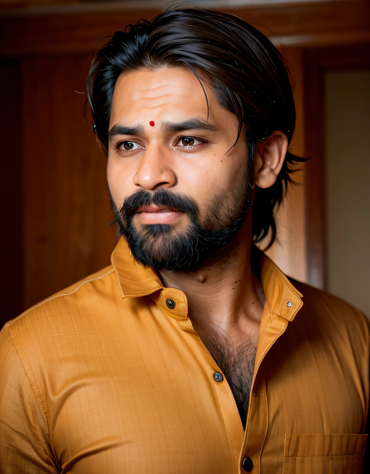 a man with beard in marathi look