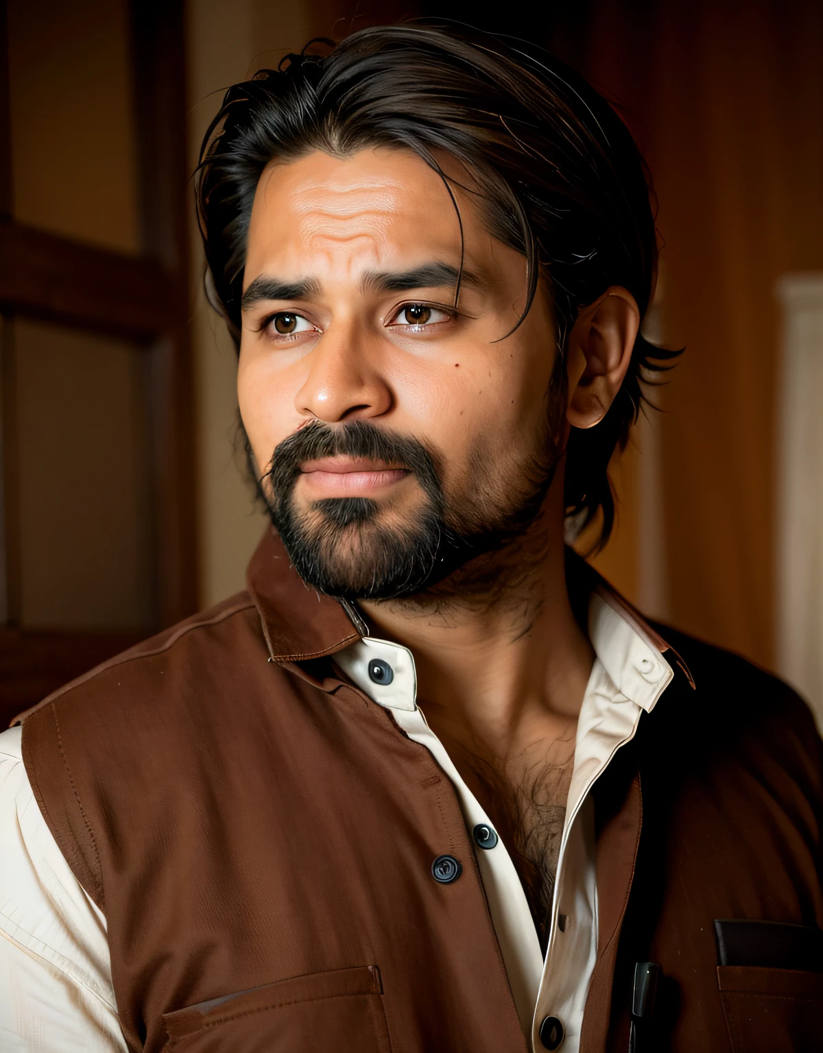 a man with beard in marathi look