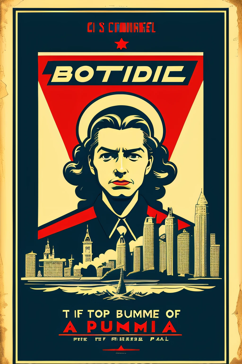 A highly detailed propaganda poster, watch anime, pop art, typography, vintage paper, the rule of thirds, trending on artstation, UHD
