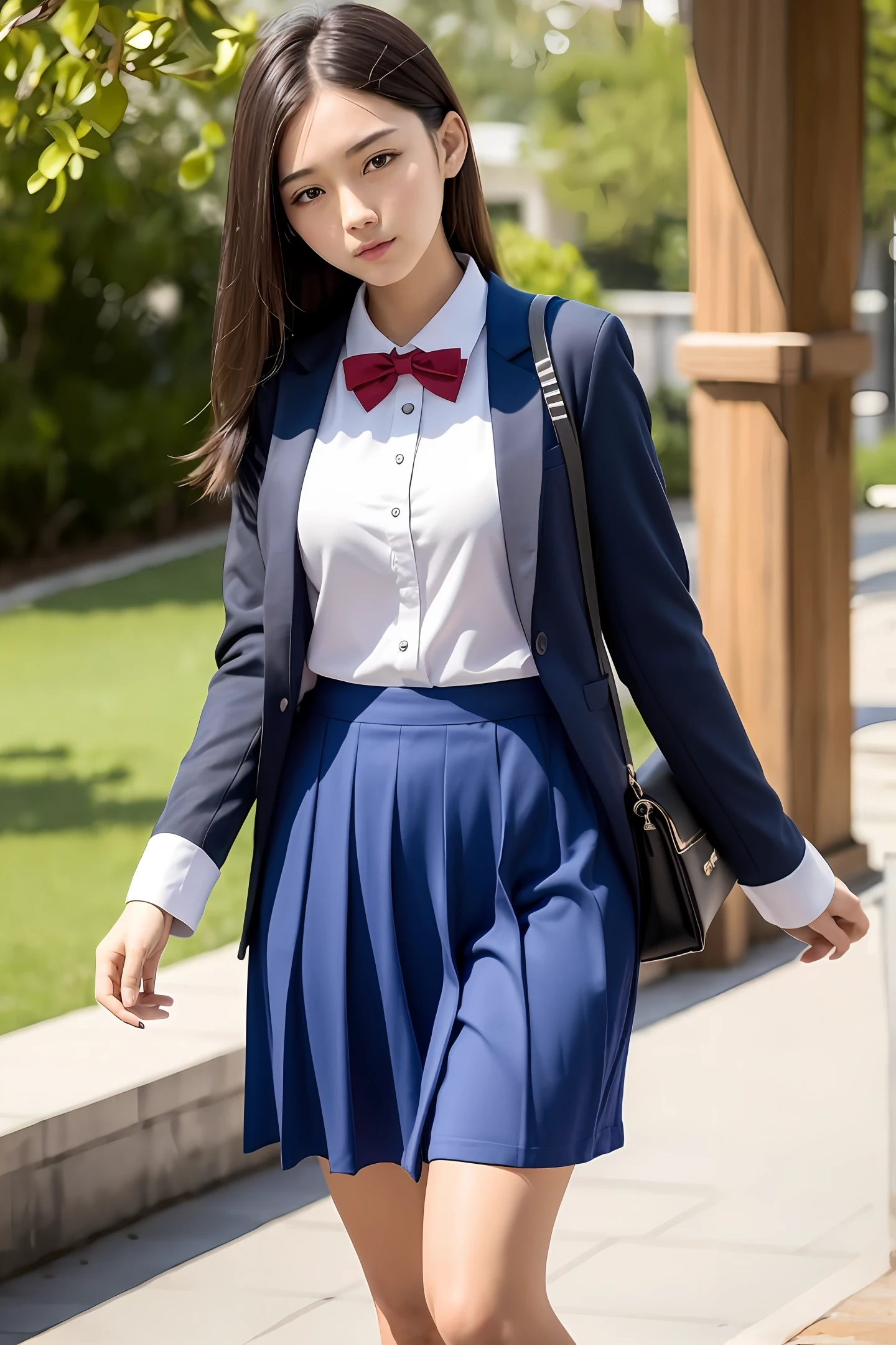 Youth Vitality Girl - Shenzhen School Uniform Super High Rendering School Uniform