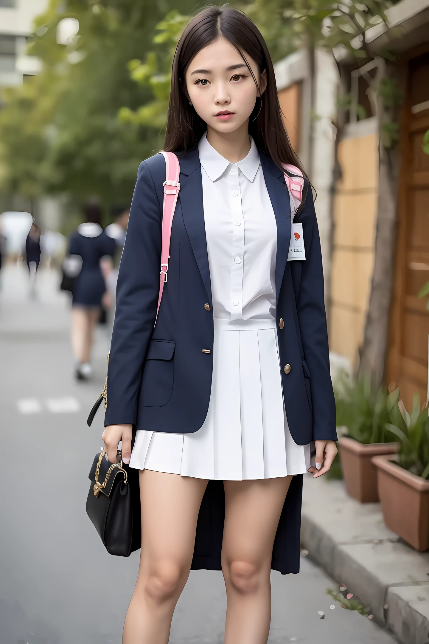Youth Vitality Girl - Shenzhen School Uniform Super High Rendering School Uniform