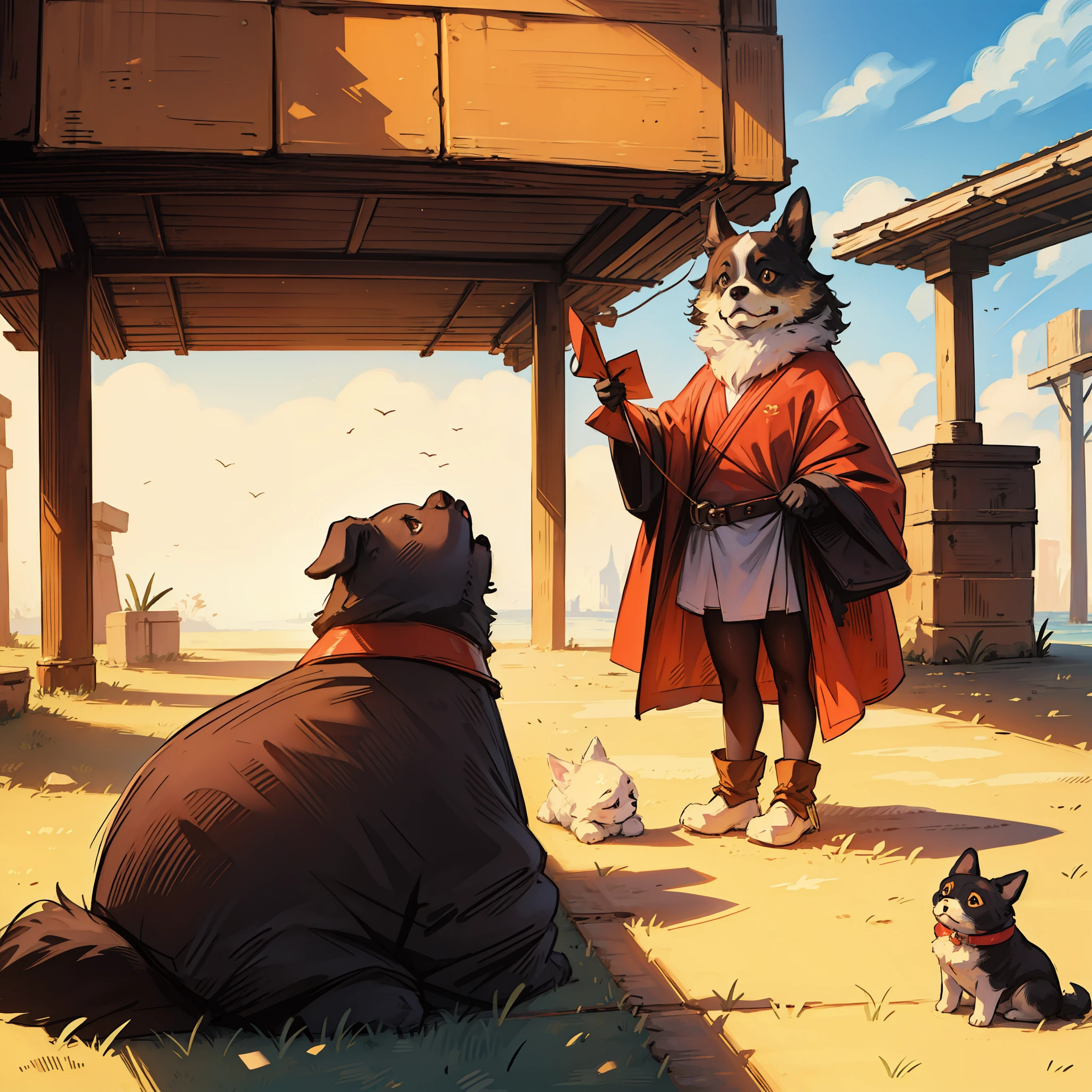 A fantasy world where dogs are examined instead of humans --auto