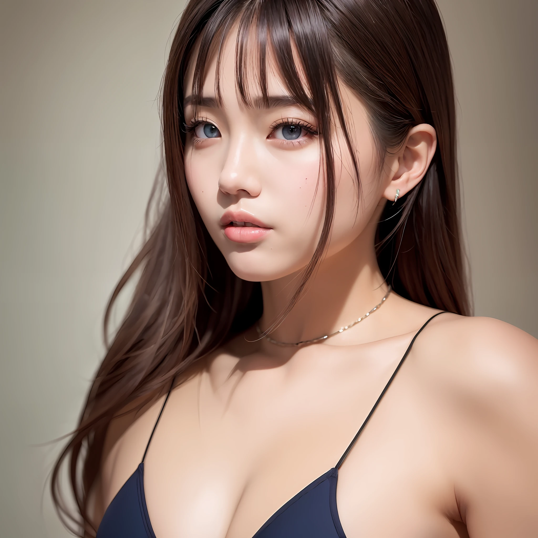 PureErosFace_V1, Best quality, Ultra HD, (Photorealistic:1.4), 1 girl, Bikini, (ulzzang-6500:1.0), Kpop idol, Instagram model, (Sexy eyes:1.2), Black hair, Brown eyes, korean, blue vein,