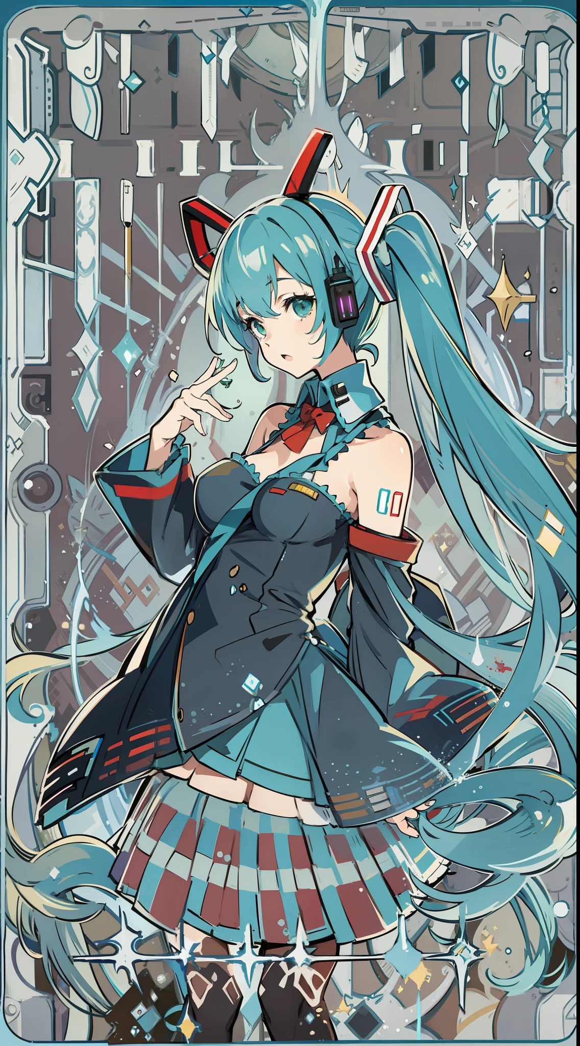 Big breasts Hatsune Miku,Deep Sea Singer
