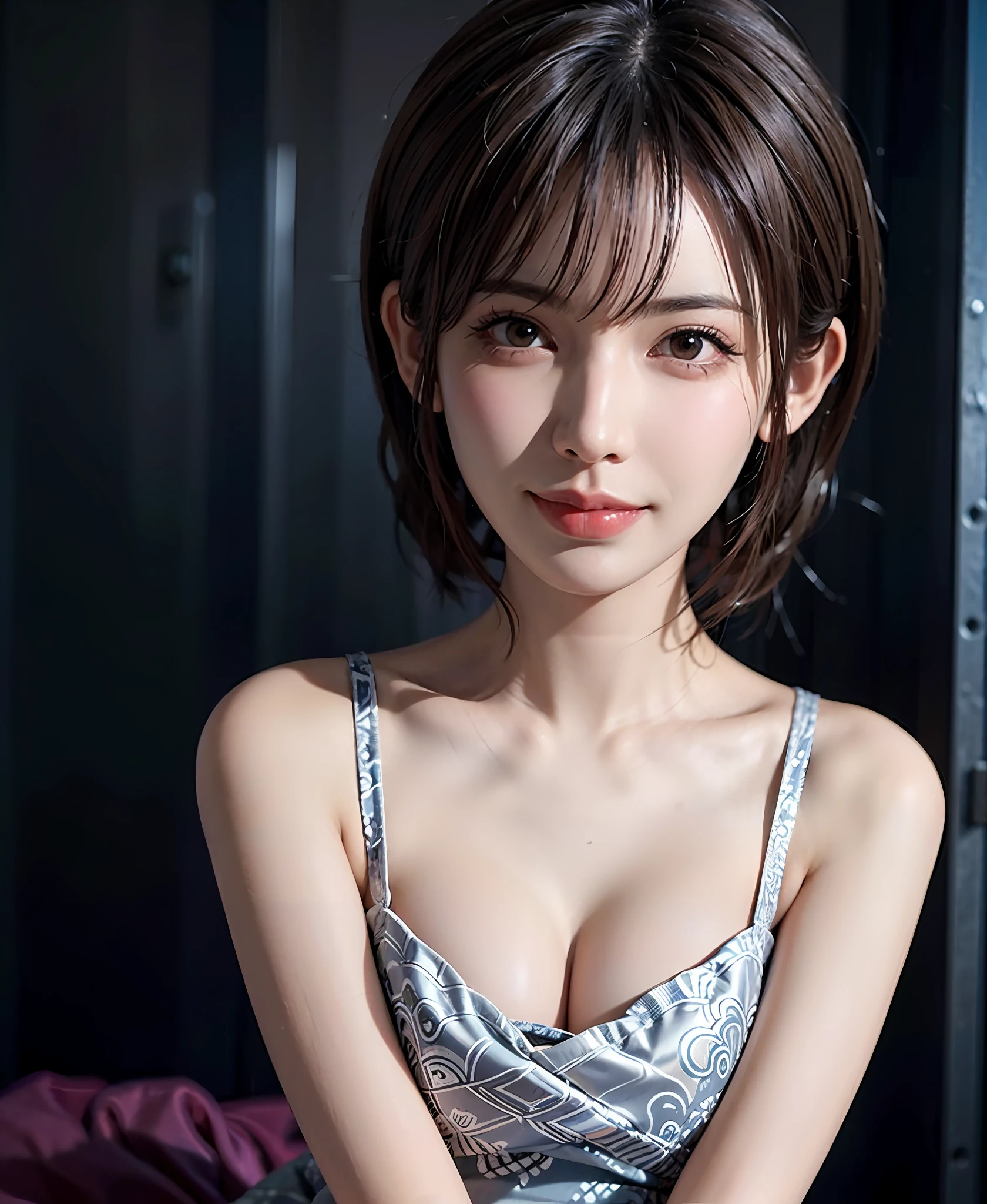 (((high-detail、hightquality、8K picture quality、Gentle light、a small face、realisitic、Look firmly at the camera、Pure white light background with really nothing、Pure white light background with really nothing、Pure white light background with really nothing、short hair with bangs、long neck、Put your ears out、Highlights in the eyes、Close your mouth and smile a little happily)))、A dark-haired、(length hair)、Black eyes、(radiant eyes)、(white thighhig:1.2)、cum faced、seductiv、eroticism、Seductive look、Black face、A charming、red blush、full of shyness、full of shyness、full of shyness、feeling of disgust、feeling of disgust、(Curly)、Played badly、、Eyes on someone、ah-hey face、comfy、shout out、Opening Mouth、Drooling、Sexual spasms、 de pele branca、reddish、Rosy face、perspiring、a wet body、Farbe、Alone、Crying on the ground in uniform、Duck sitting、Dissatisfaction of desire、solitude、caress、Sexual pleasure、Enduring pleasure、Elk Off、A charming expression、(Detailed depiction of crying on the ground in uniform)、(Duck sitting detail depiction front)、Detail depiction、Bust(masterpiece)、(a closeup)、( top-quality)、ighly detailed、(a closeup)Exquisitely、Beautiful fece、(a closeup)、(beautiful Girl)、(collars、collars)、(Detailed pink areola nails:、(Delicate depiction of skin)、(Voluminous Skins:1.4)、8k wallpapers in top-notch CG quality、realisitic、Master Level、masterpiece、portlate、Center、Display Lens、Beautiful Chinese-Korean mixed race idol、(Ultra-fine description of Face and face details)、(blushed face)、Lip biting makeup、A sweet smile、Perfect facial features、red eyes、Blind Band+Hair above one eye、(Ruby Nails)。 Fat_Mons、cammel toe、
