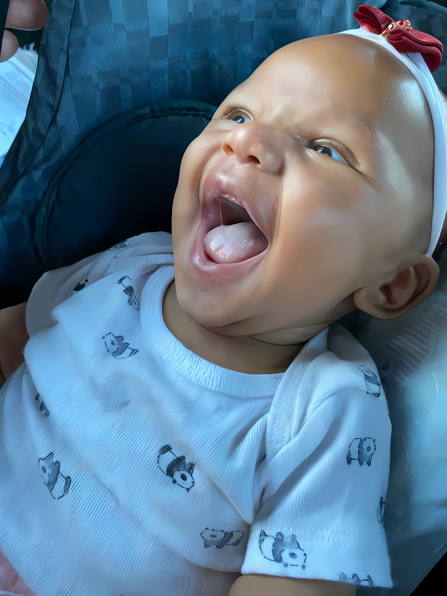 There's a  who's laughing and sitting in a car chair, feliz com a boca aberta, Closeup. boca aberta, com a boca aberta, boca aberta, Tongue out, boca ligeiramente aberta, he is very happy, muito animado, lambendo para fora, he is screaming, Bocejo, Rindo, with a happy expression, sorrindo rindo, quase sorrindo, sorriso largo