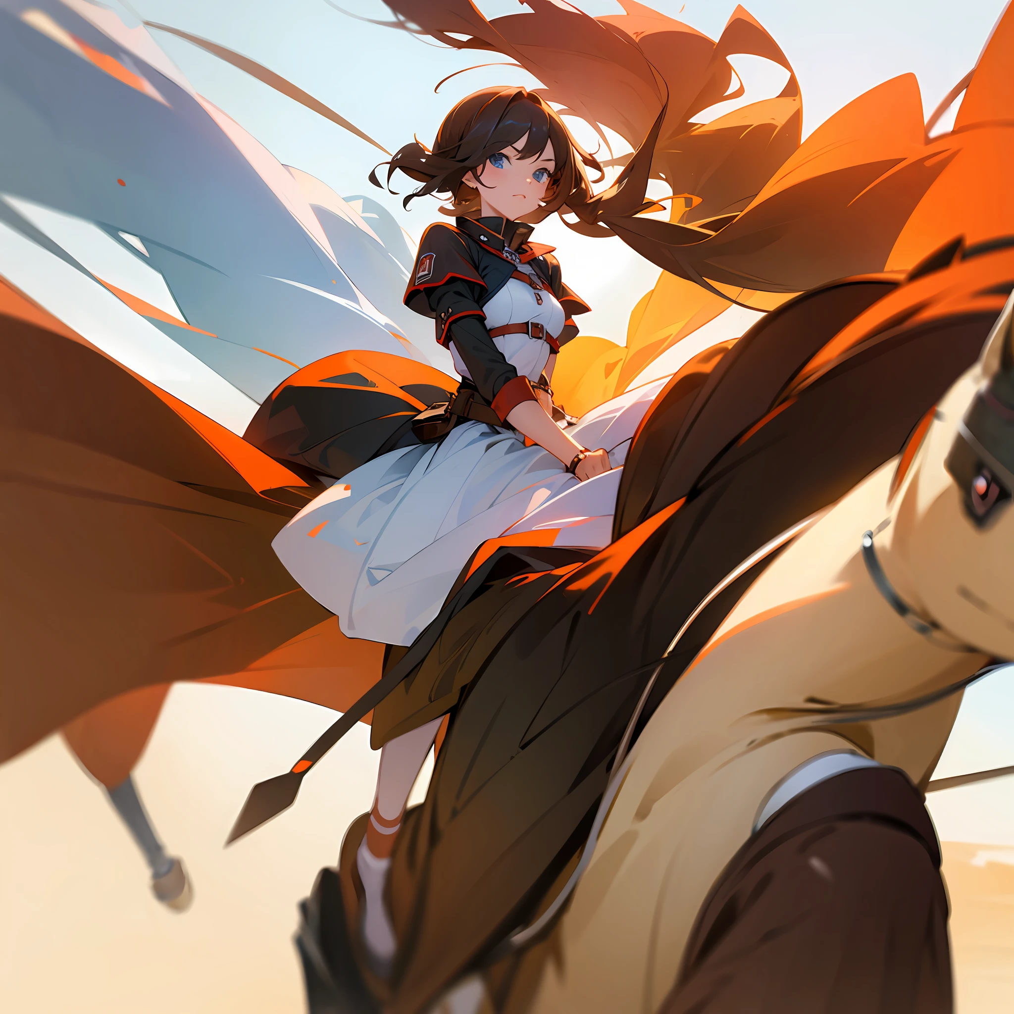 Horseback girl --auto