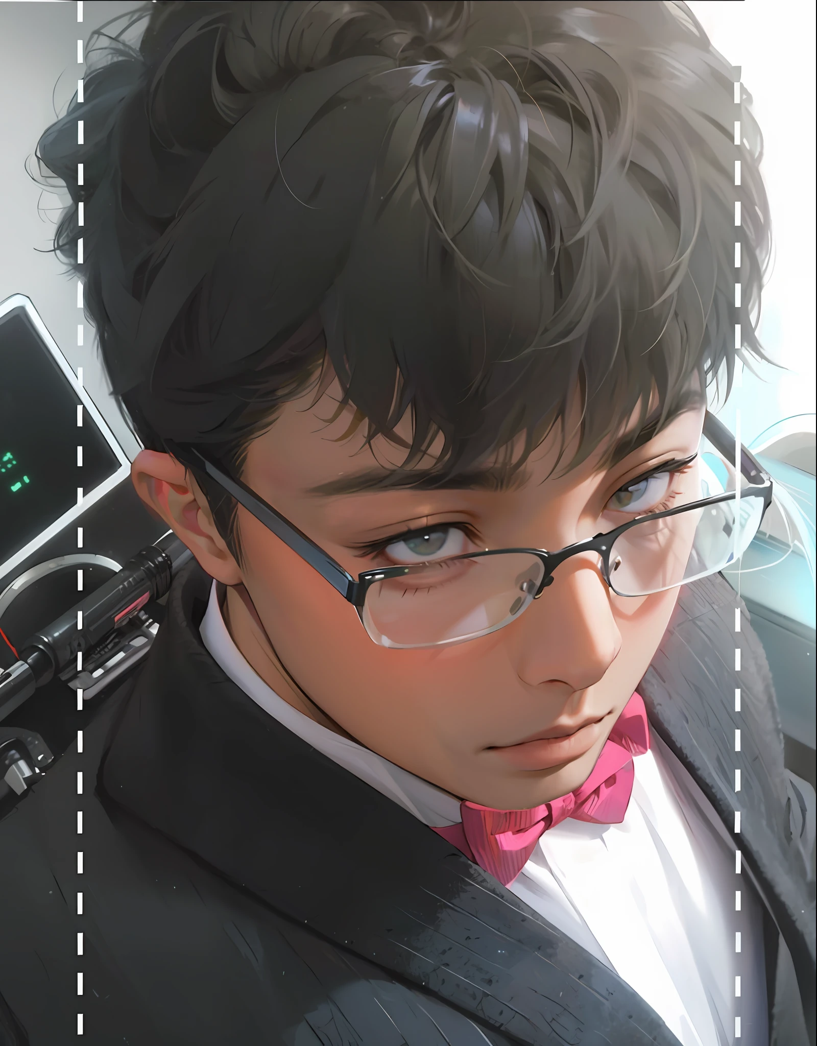 There was a young man wearing glasses and a bow tie, hong june hyung, xintong chen, wenjun lin, profile picture 1024px, yanjun cheng, jaeyeon nam, Wang Qichao, yihao ren, headshot profile picture, Zhongyuan Zheng Lei, hyung tae, Shin Jinying, Lin Qifeng, jeongseok lee