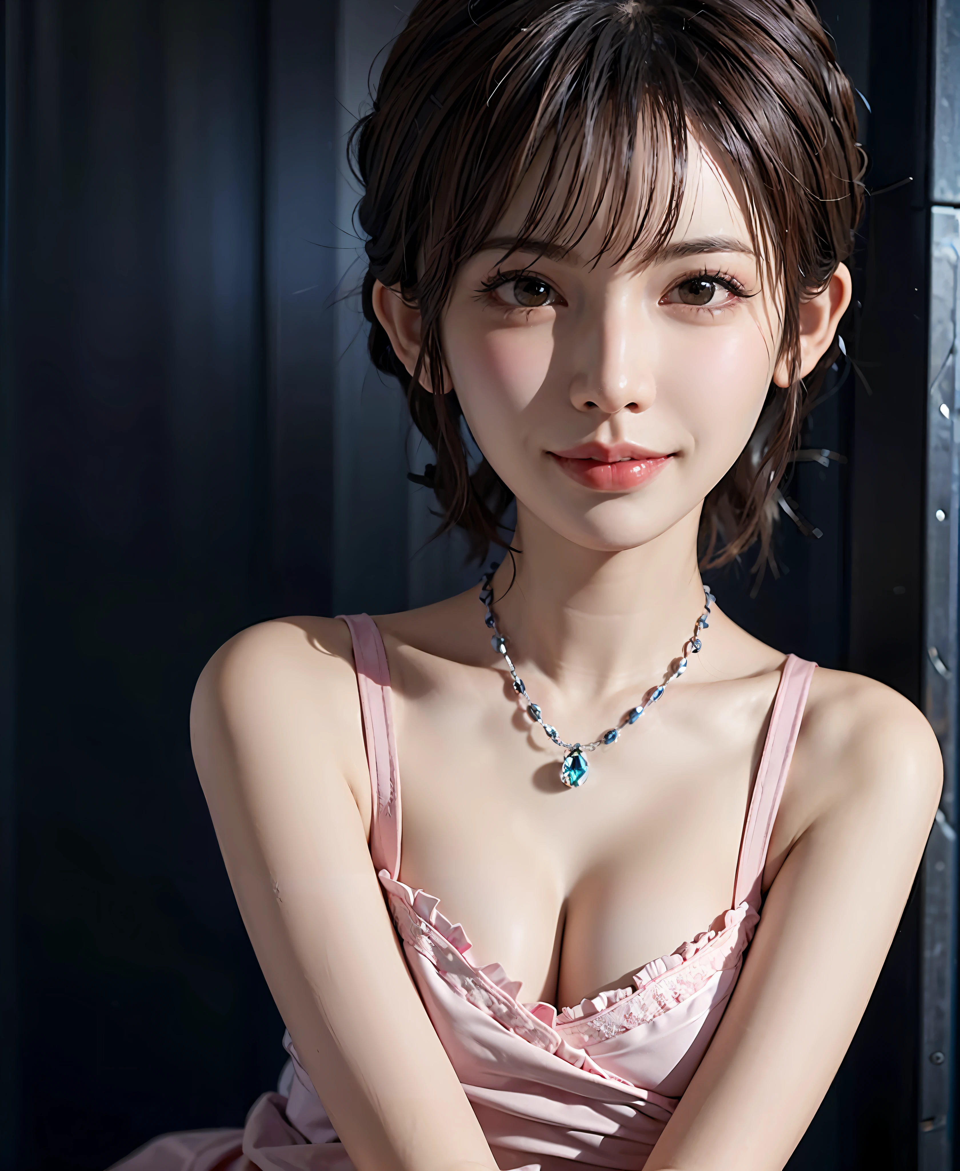 (((high-detail、hightquality、8K picture quality、Gentle light、a small face、realisitic、Look firmly at the camera、Pure white light background with really nothing、Pure white light background with really nothing、Pure white light background with really nothing、short hair with bangs、long neck、Put your ears out、Highlights in the eyes、Close your mouth and smile a little happily)))、A dark-haired、(length hair)、Black eyes、(radiant eyes)、(white thighhig:1.2)、cum faced、seductiv、eroticism、Seductive look、Black face、A charming、red blush、full of shyness、full of shyness、full of shyness、feeling of disgust、feeling of disgust、(Curly)、Played badly、、Eyes on someone、ah-hey face、comfy、shout out、Opening Mouth、Drooling、Sexual spasms、 de pele branca、reddish、Rosy face、perspiring、a wet body、Farbe、Alone、Crying on the ground in uniform、Duck sitting、Dissatisfaction of desire、solitude、caress、Sexual pleasure、Enduring pleasure、Elk Off、A charming expression、(Detailed depiction of crying on the ground in uniform)、(Duck sitting detail depiction front)、Detail depiction、Bust(​masterpiece)、(a closeup)、( top-quality)、ighly detailed、(a closeup)Exquisitely、Beautiful fece、(a closeup)、(beautiful  Girl)、(collars、collars)、(Detailed pink areola nails:、(Delicate depiction of skin)、(Voluminous Skins:1.4)、8k wallpapers in top-notch CG quality、realisitic、Master Level、​masterpiece、portlate、Center、Display Lens、Beautiful Chinese-Korean mixed race idol、(Ultra-fine description of Face and face details)、(blushed face)、Lip biting makeup、A sweet smile、Perfect facial features、red eyes、Blind Band+Hair above one eye、(Ruby Nails)。 Fat_Mons、cammel toe、