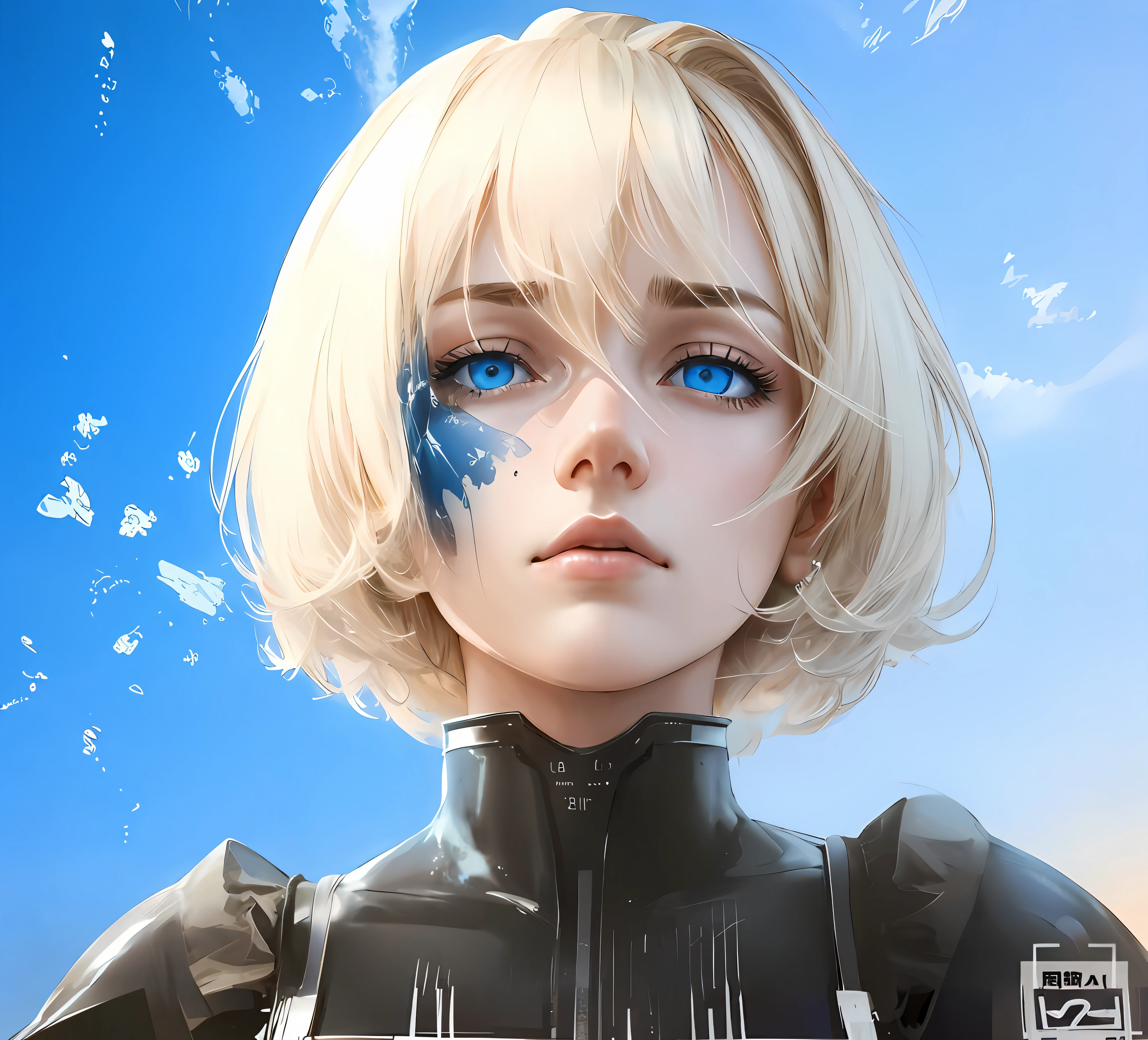 Black colored eyes