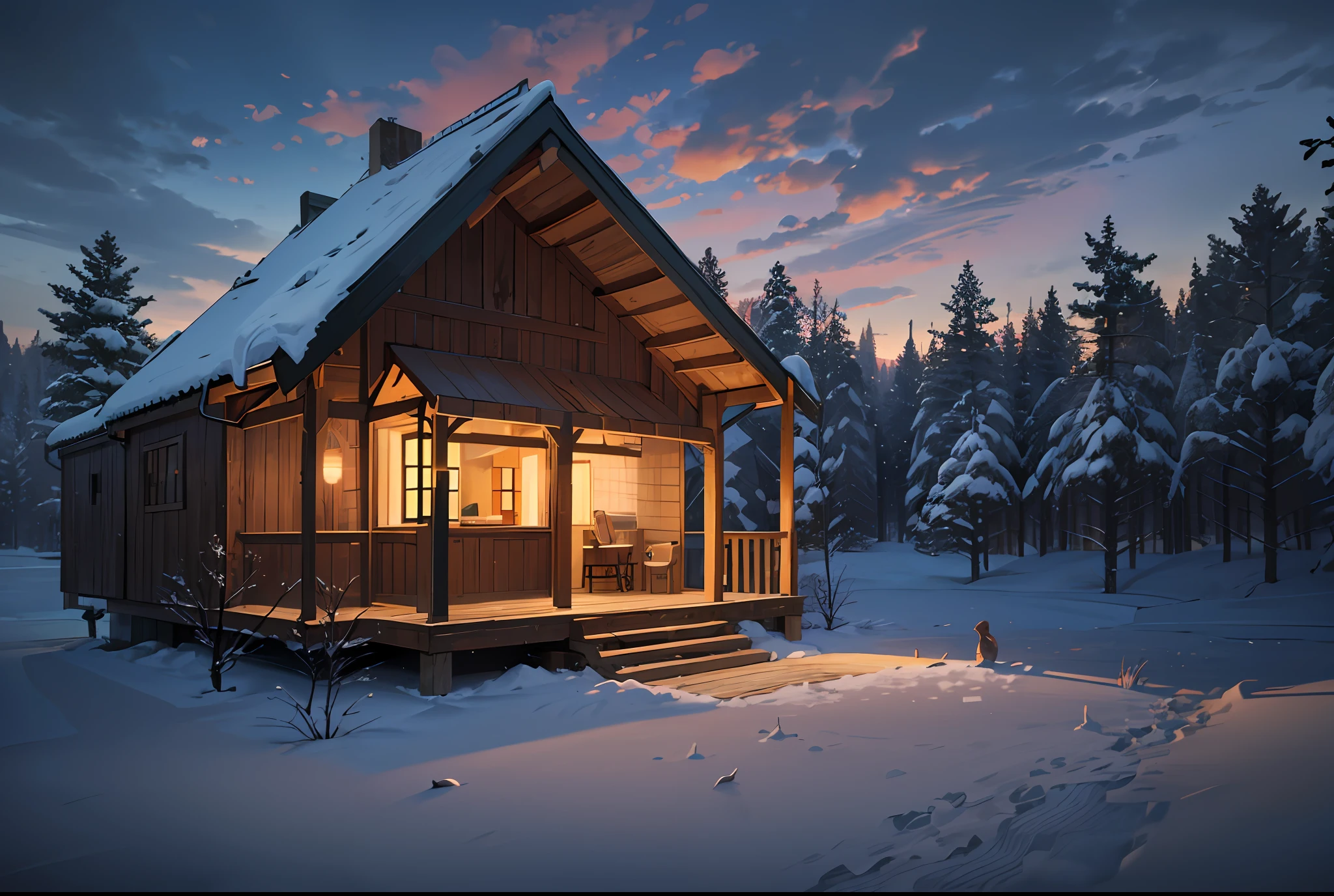 (A tiny little colourful wooden house on the big tree's branch is giving autumn vibe in the evening),cold atmosphere,birds are resting on the branches,forest background,front view,far shot lens,cinematic lighting,3d render house,delicated colours,highly resolution,highly quality,symmetrical,crisp quality,intricate pattern of tree and house,unreal engine 5,trending on artstation,ambient lighting,UHD,HDR,sharpness,octane rende,,surrealistic photo,hyper realism,realistic colours,intricacy of the design,cinematic render,hyper detailed photo
Aspect ratio= 4:3 --auto --s2