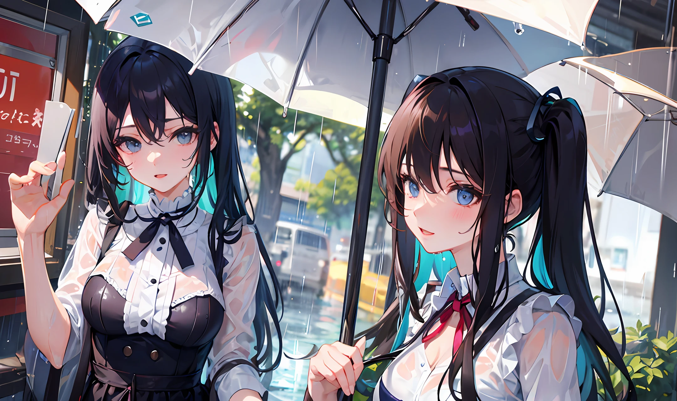 I'm wet in the rain、Beautuful Women