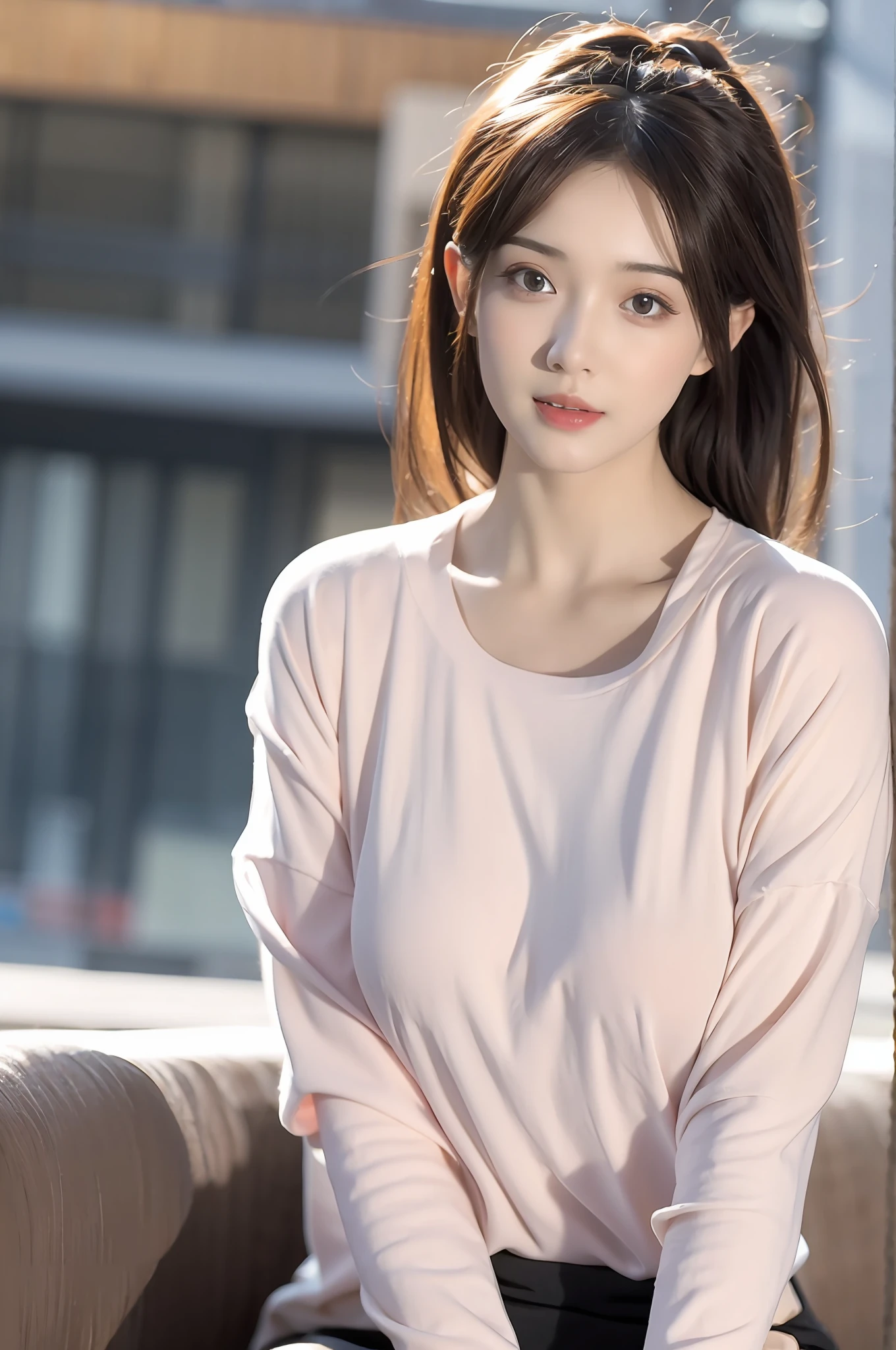 Unbeatable masterpiece, perfect artwork, ((perfect female figure)), short hair, blonde, thin, realism, solo, (realism: 1.4), best quality, ultra high resolution, 1girl, porcelain, kpop ido, full body, (big breasts), (inside pink) (d cup), beautiful, masterpiece, best quality, very detailed face, perfect lighting, solo, plain makeup, best quality, super high resolution, (realistic:1.4), super detailed, masterpiece, 👍 best quality, ulzzang -6500-v1.1
