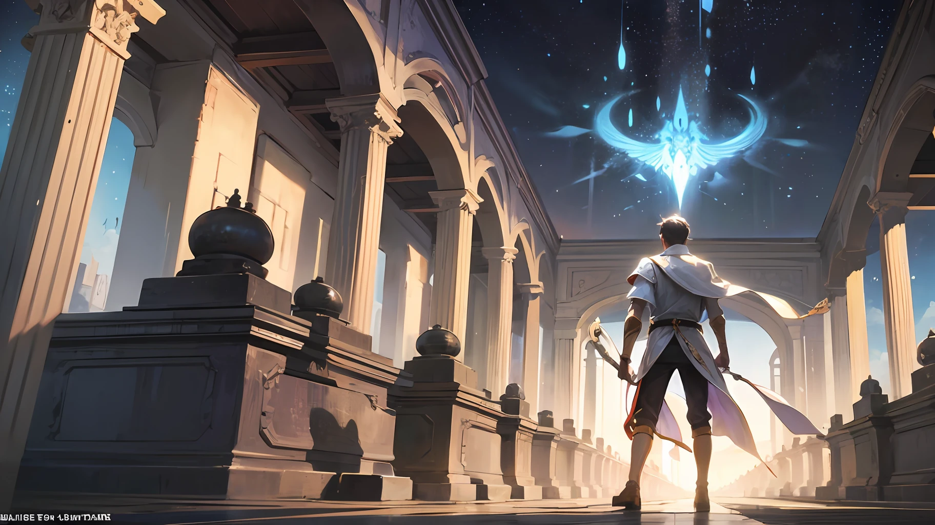 When he stepped into the temple, a mysterious force enveloped him --auto