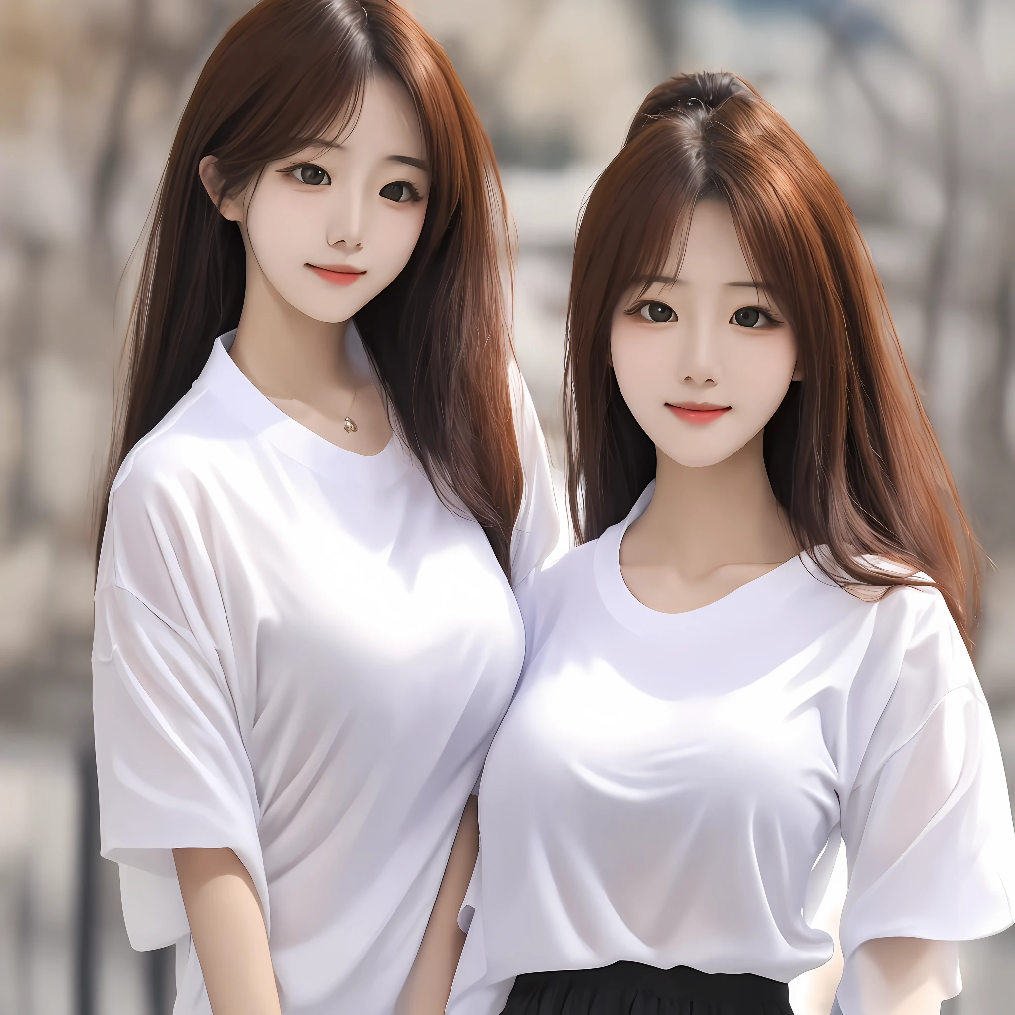 Close-up of a woman with big breasts in a skirt and shirt,model in Japan,Korean female fashion model,in a white shirt,wearing shirt,Midshot Portrait,in a white shirt,奈良美智,cute young woman,Dirabadil Murat,Beautiful Asian Girls,gorgeous young korean woman,Close-up portrait shoot
