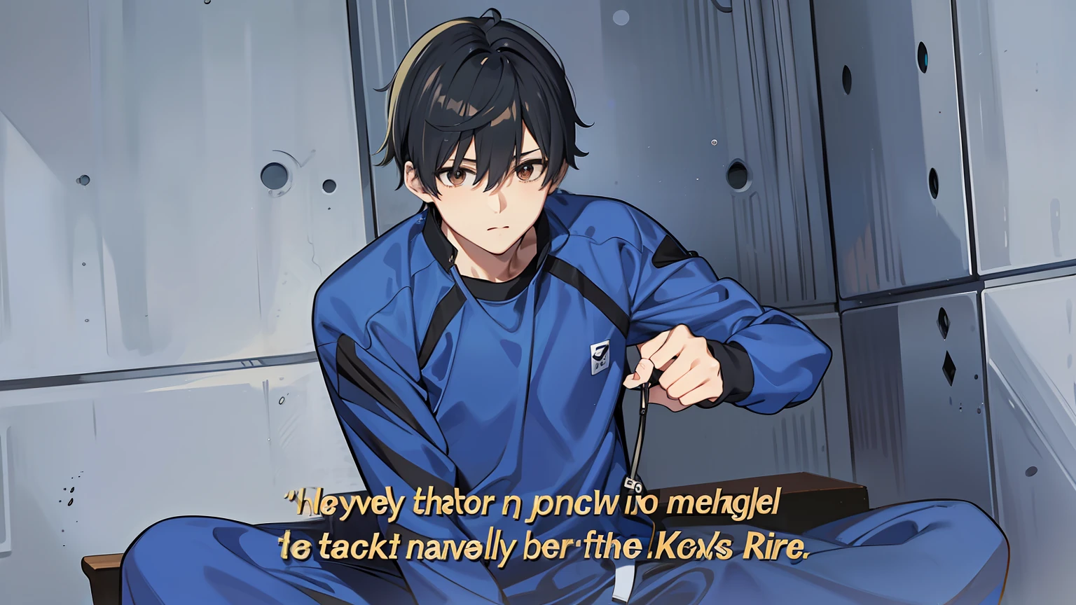 Rin is a surprisingly tall teenager、It has a slim yet powerful physique. He is noticeably taller than Yoichi Ishiki, who is older than him. He had black hair and、Bangs cross the face in the right eye more than in the left eye, Slim teal eye, and clear eyelashes that he shares with his brother Sae Ito. Childhood, Rin looks almost the same, His facial features are、It becomes clearer as you get older.

With Blue Lock, Rin wears a standard bodysuit (Black with gray stripes) and tracksuits. At the time of second selection, He wore Team Red #1 jersey、Wear Team A #One black jersey during the third round of selection. For the first time since the U-20 Japan national team match started、Wear the official Blue Lock uniform and jersey #10 and the captain's armband.