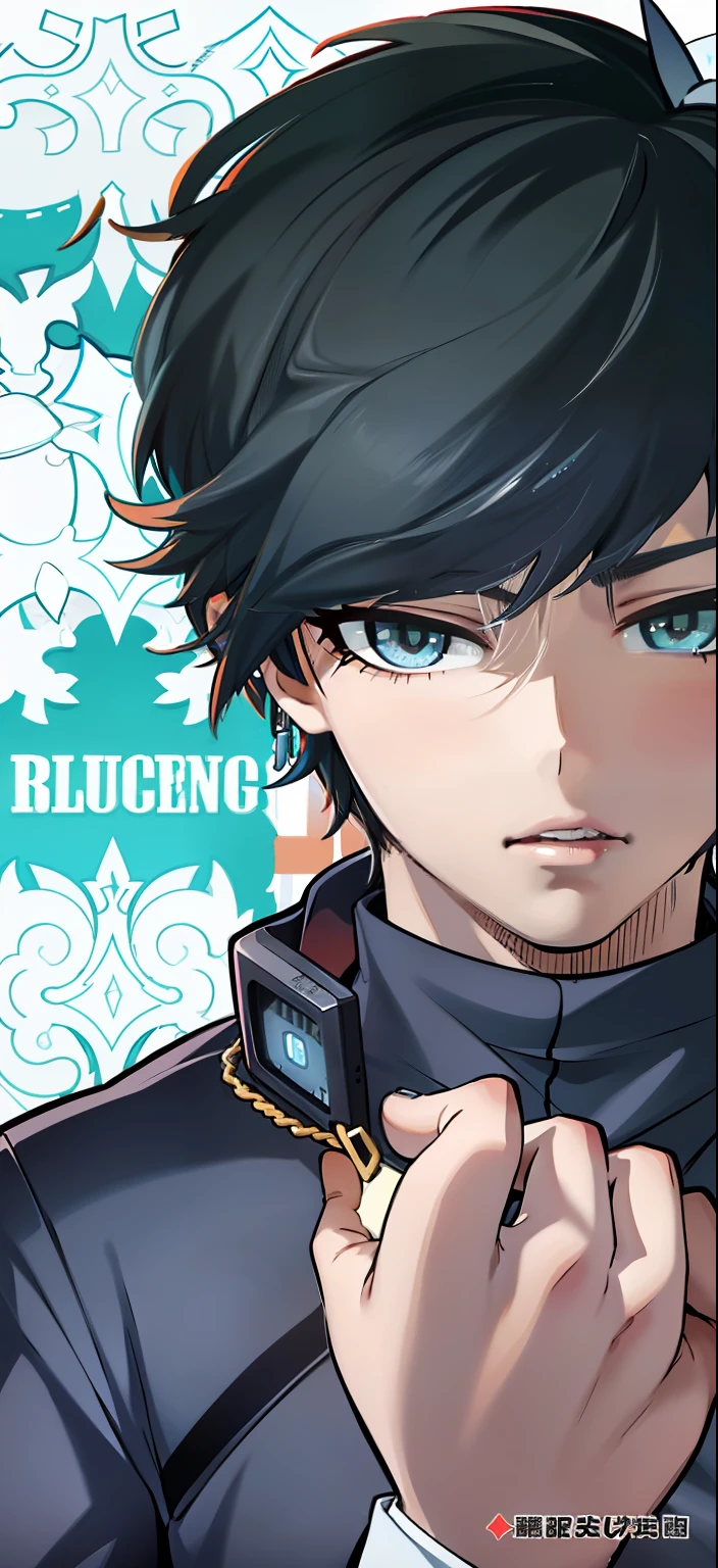 Rin is a surprisingly tall teenager with a slim but powerful build. He is noticeably taller than Yoichi Isagi who is older than him. He has black hair with a bang going across his face more in his right eye than left eye, slim teal eyes, and distinct eyelashes that he shares with his brother Sae Itoshi. As a young boy, Rin looks largely the same, his facial features just become more distinct as he gets older.
At Blue Lock, Rin wears the standard issued body suit (black with gray stripes) and tracksuit. During Second Selection, he wore Team Red’s #1 jersey and wore Team A’s #1 black jersey during the Third Selection. Only once the Japan U-20 match begins does he don an official blue Blue Lock player uniform with the jersey #10 and a captain’s armband.