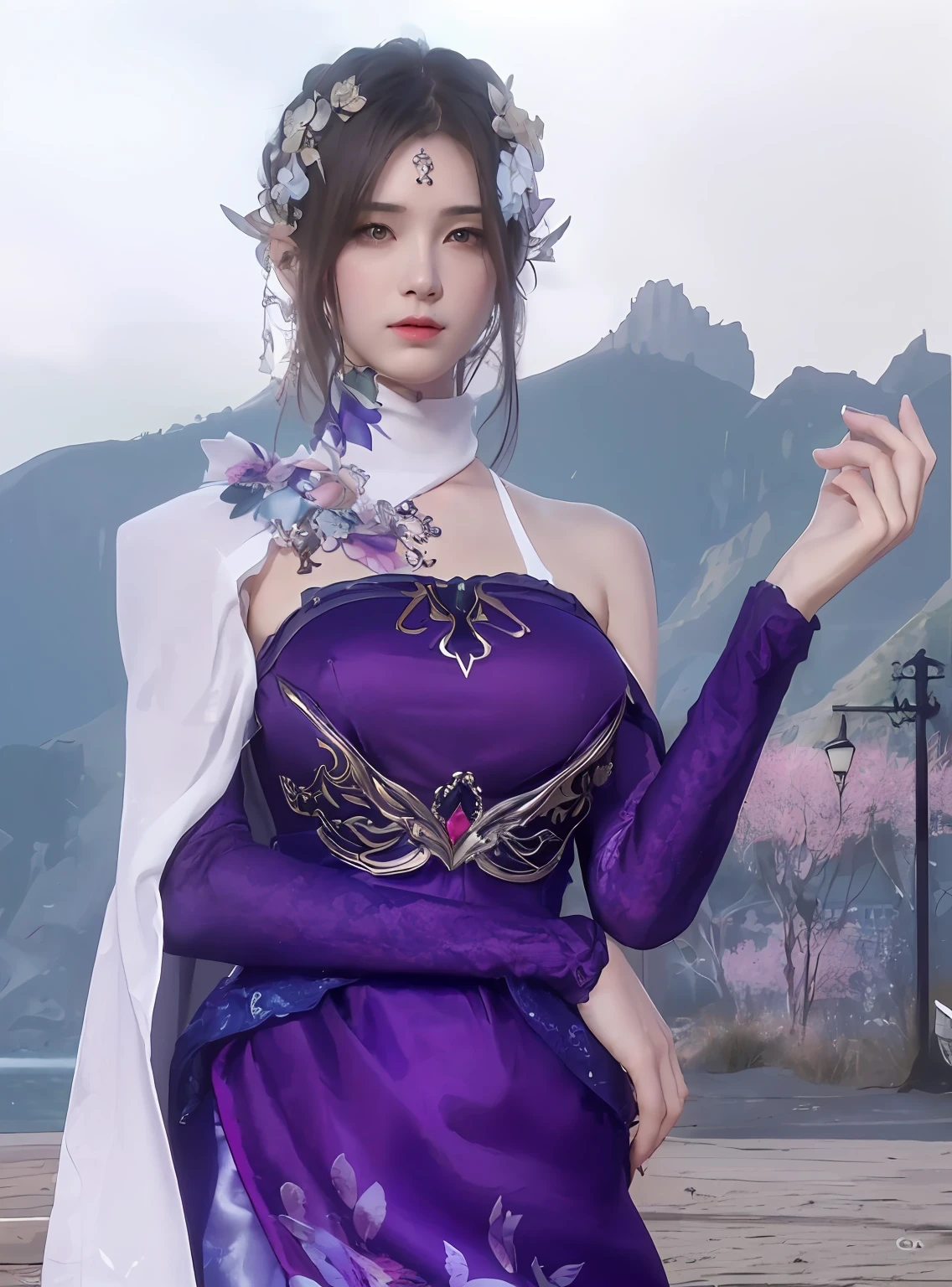 (masterpiece, best quality, extremely detailed 8k, ultra hd, ultra-detailed, highly detailed, highly realistic, ultra-realistic, photo realistic), (1girl:1.5), (detailed realistic skin), (realistic ), slender abs, (closed mouth:1.5)