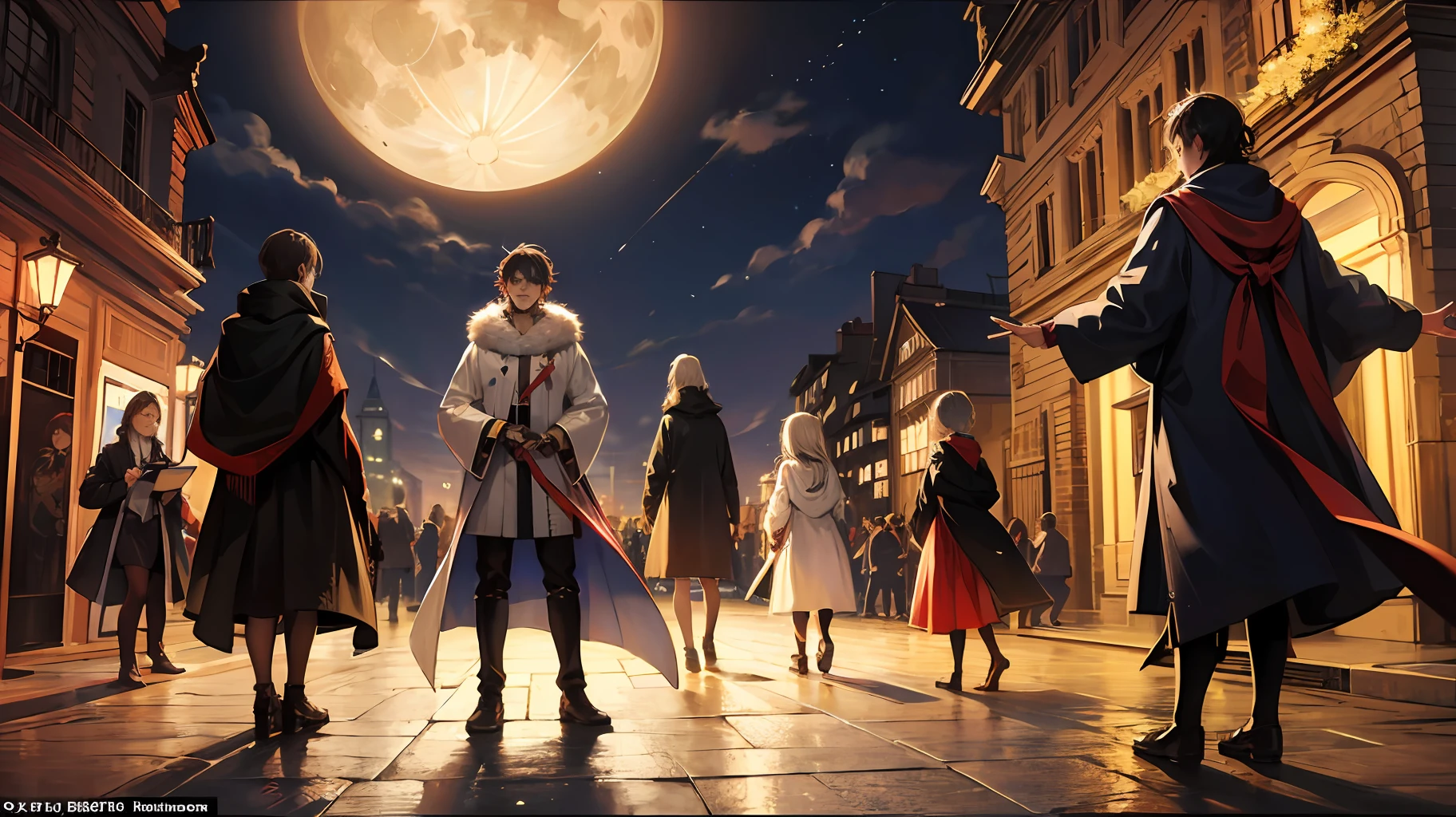 He arrives at the designated place on the night of the full moon to begin the ceremony