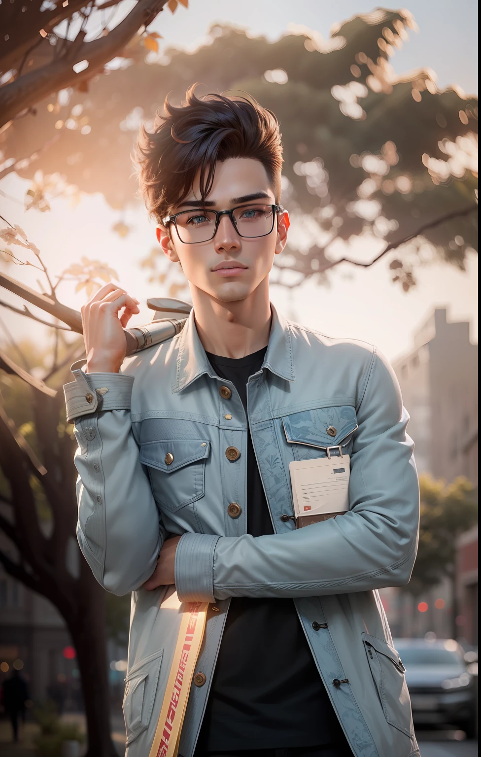 change background cinematic handsome boy,realistic face,8k,ultra realistic --auto
